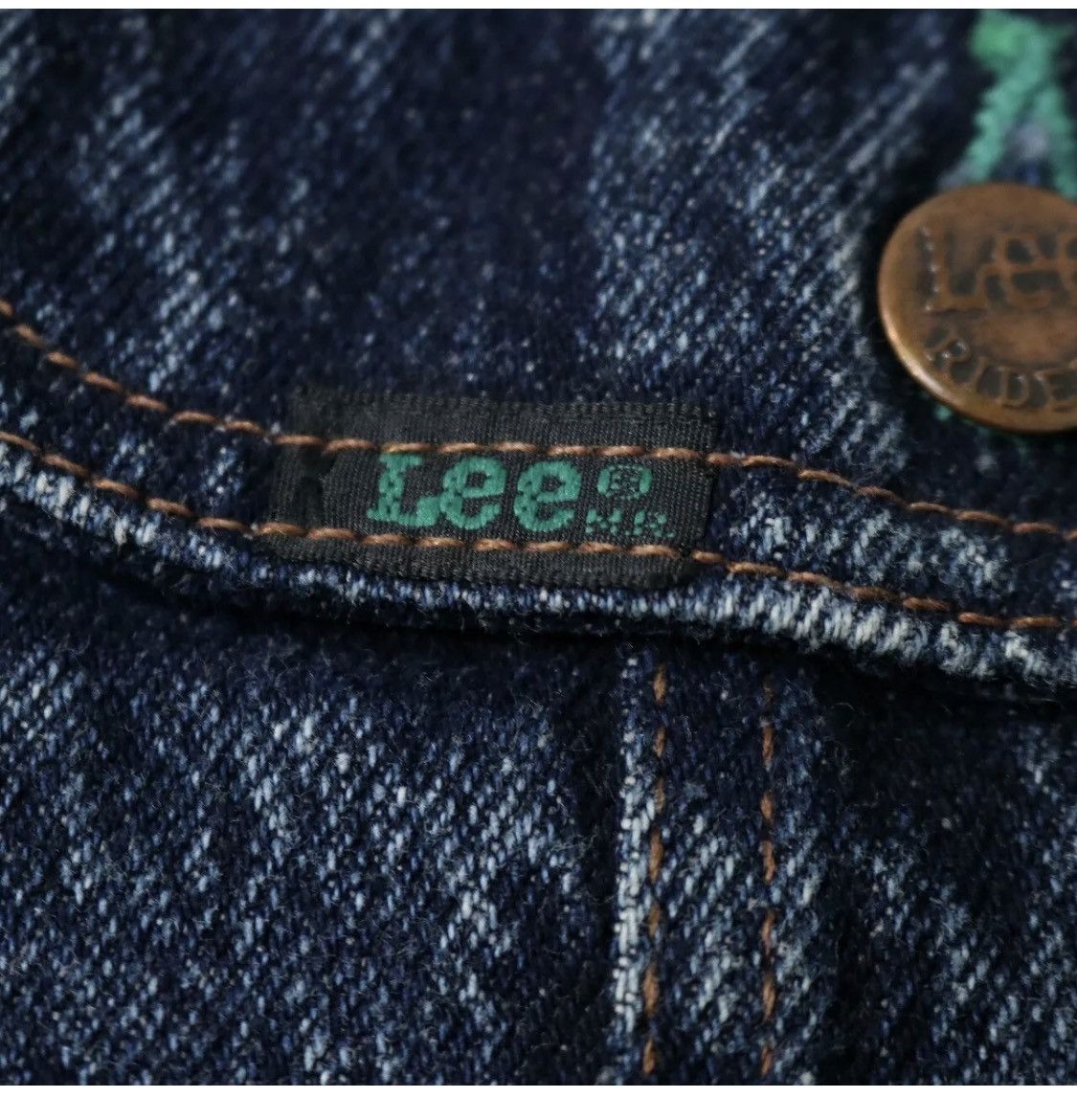 Lee × Vintage Vintage🇺🇸 Lee Easy Rider Denim jacket Size US XL / EU 56 / 4 - 2 Thumbnail