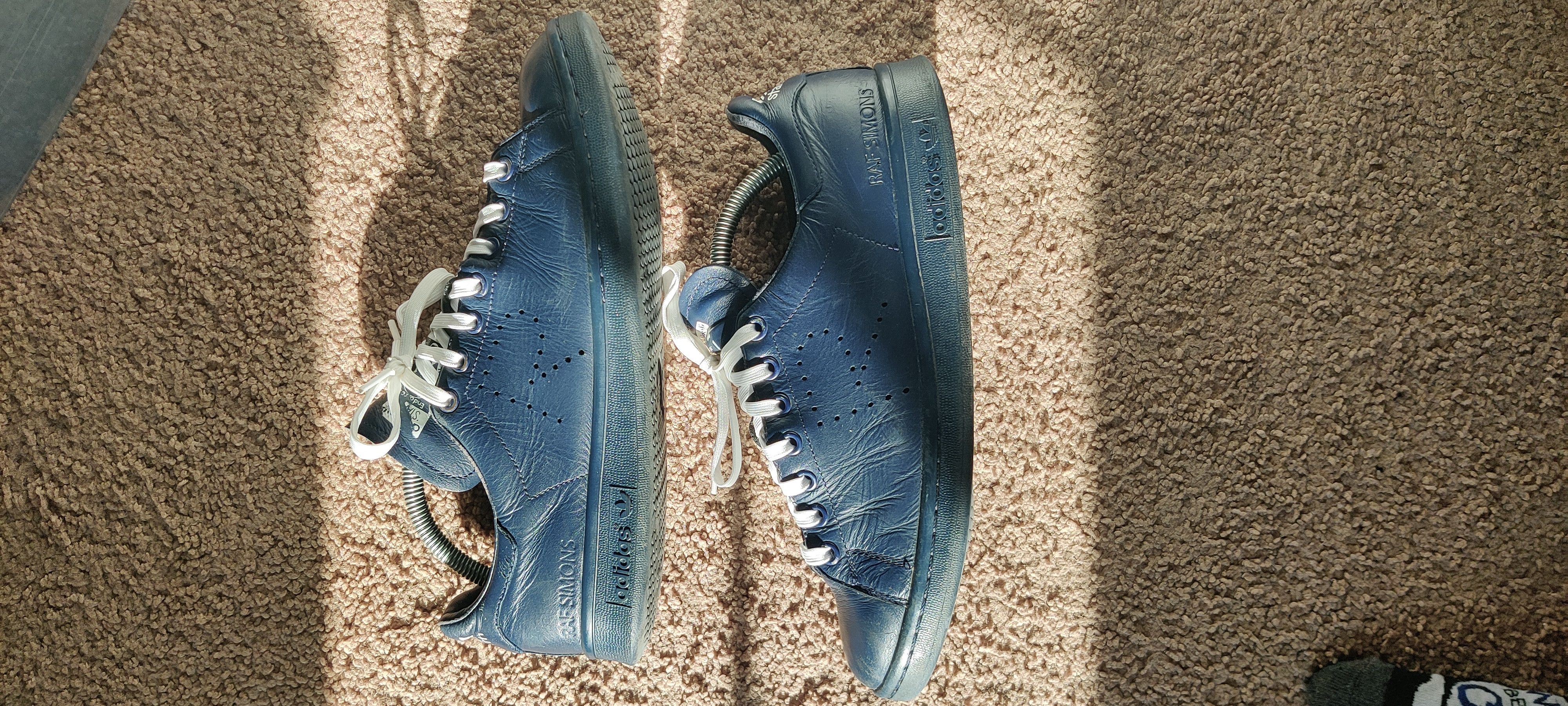 Adidas × Raf Simons Adidas Raf Simons Stan Smith Navy Size US 9 / EU 42 - 1 Thumbnail