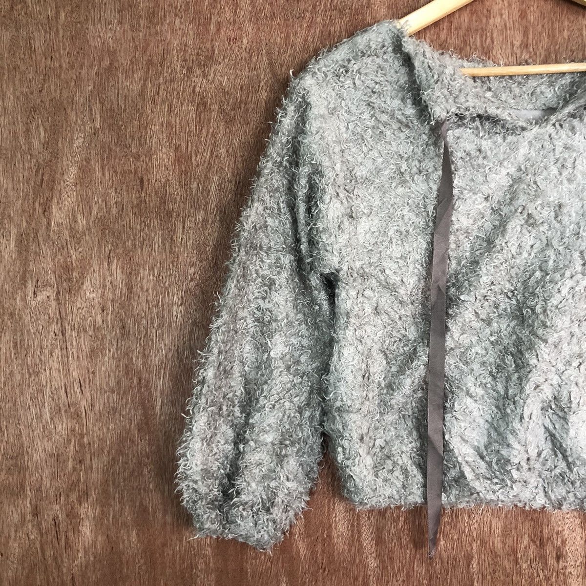 Homespun Knitwear D Rope Picnic Grey Mohair shag shaggy fur Knitwear #c425 Size XS / US 0-2 / IT 36-38 - 7 Thumbnail