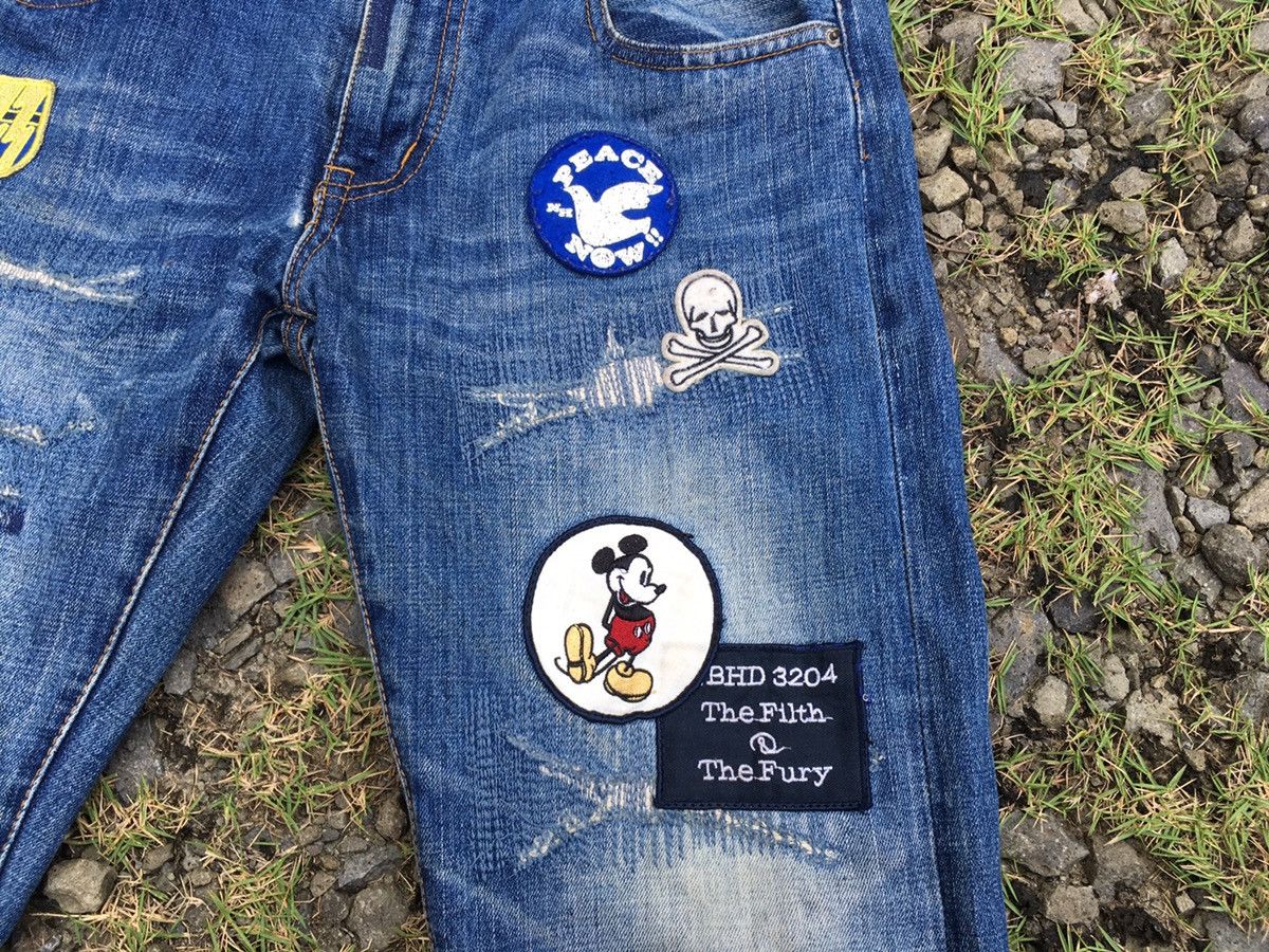 Disney × Neighborhood × Vintage RARE Neighborhood x Disney selvedge Denim Jeans Size US 30 / EU 46 - 3 Thumbnail