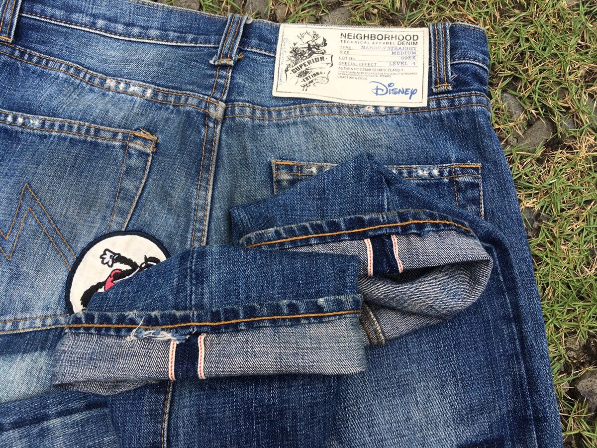 Disney × Neighborhood × Vintage RARE Neighborhood x Disney selvedge Denim Jeans Size US 30 / EU 46 - 12 Thumbnail