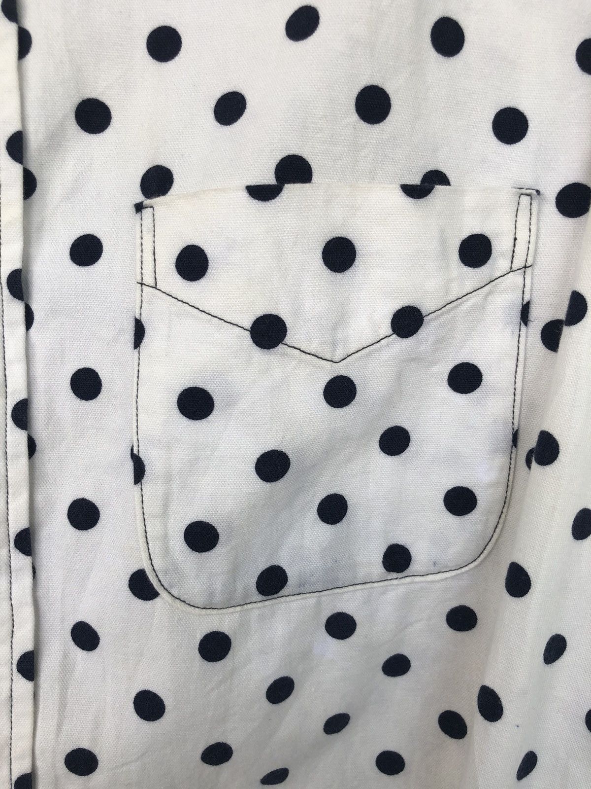 Jelado OG Jelado 🇯🇵 Canvas Cotton Polka Dot Worker B/D Shirt Size US M / EU 48-50 / 2 - 5 Thumbnail