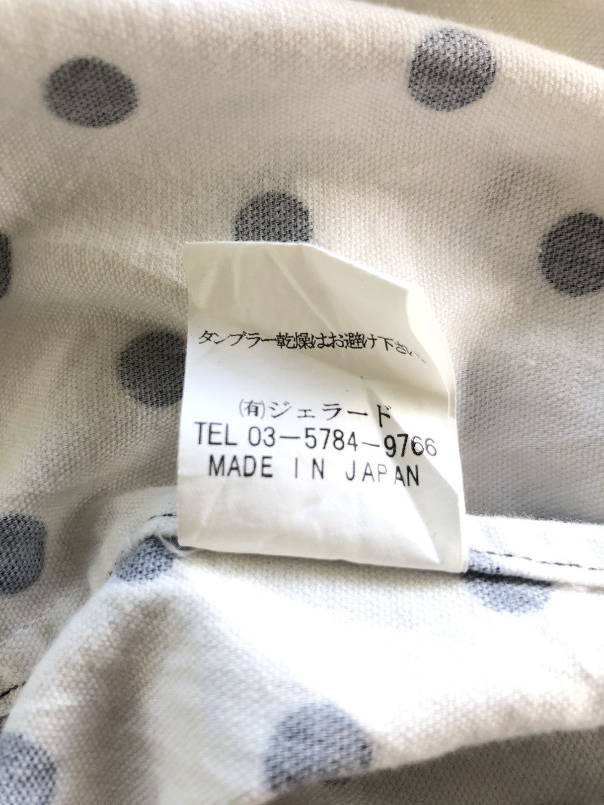 Jelado OG Jelado 🇯🇵 Canvas Cotton Polka Dot Worker B/D Shirt Size US M / EU 48-50 / 2 - 7 Thumbnail