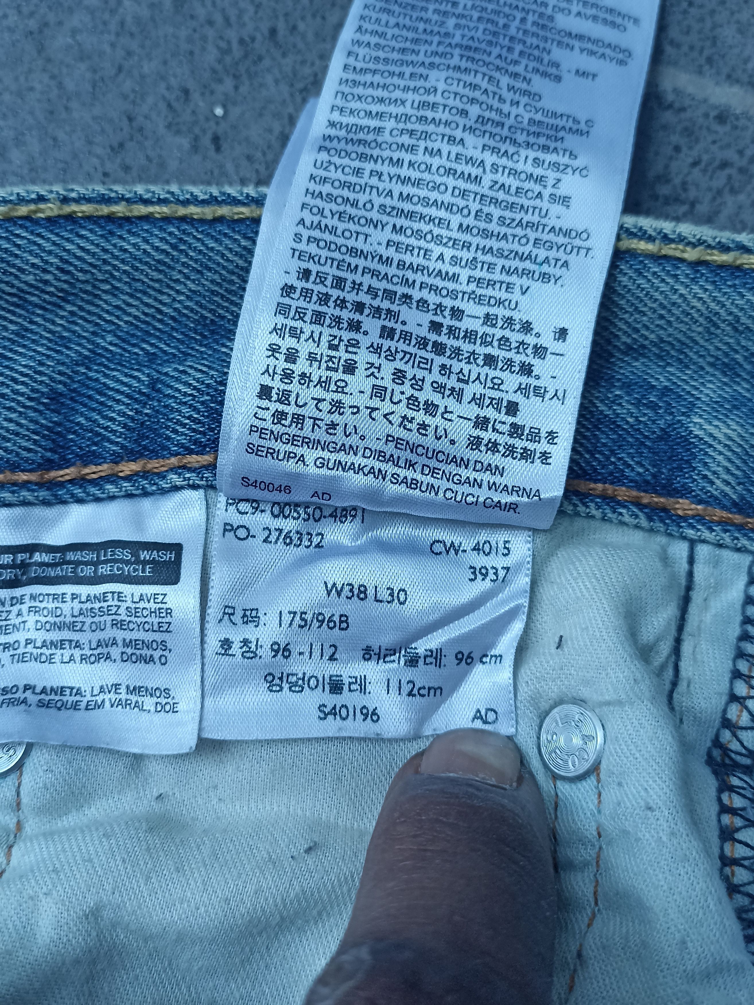 Jean × Levi's × Vintage Vintage Levis 550 Blue Wash Jeans - J192 Size US 38 / EU 54 - 5 Thumbnail