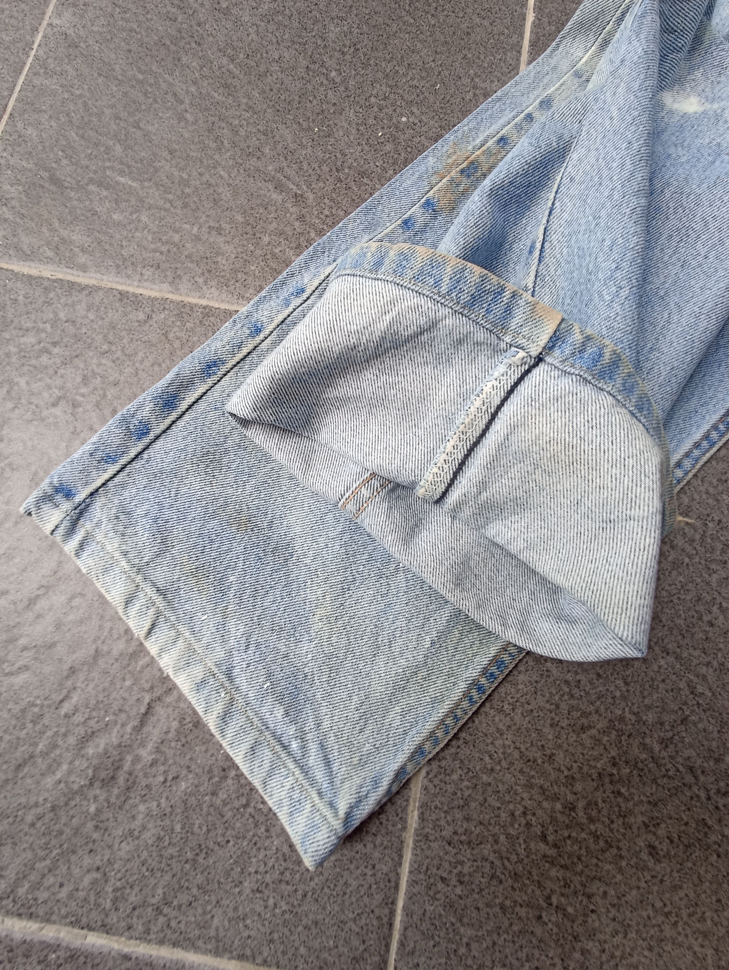 Jean × Levi's × Vintage 90s Vintage Levis 505 Blue Wash Jeans-J193 Size US 34 / EU 50 - 6 Thumbnail