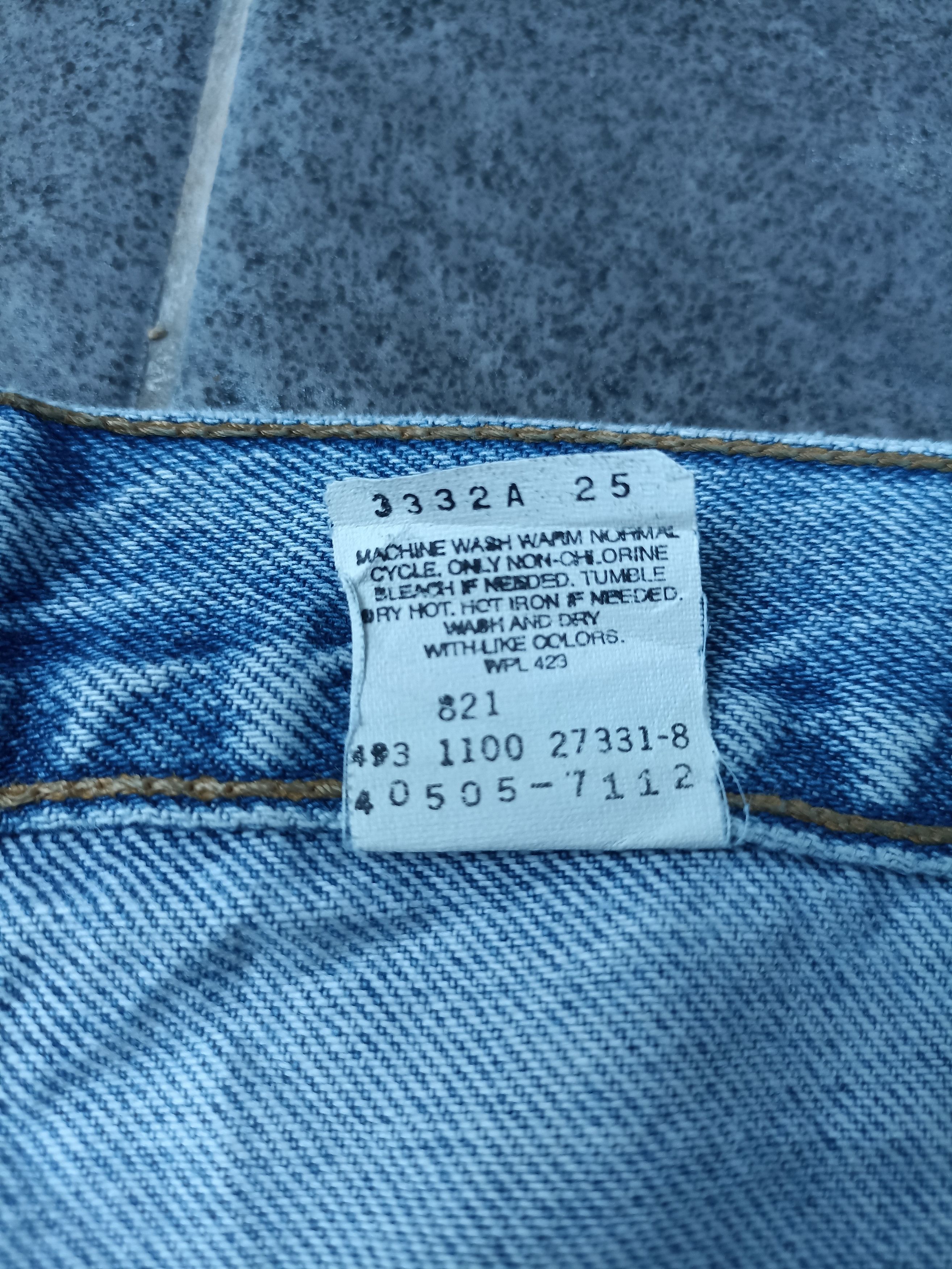 Jean × Levi's × Vintage 90s Vintage Levis 505 Blue Wash Jeans-J193 Size US 34 / EU 50 - 5 Thumbnail