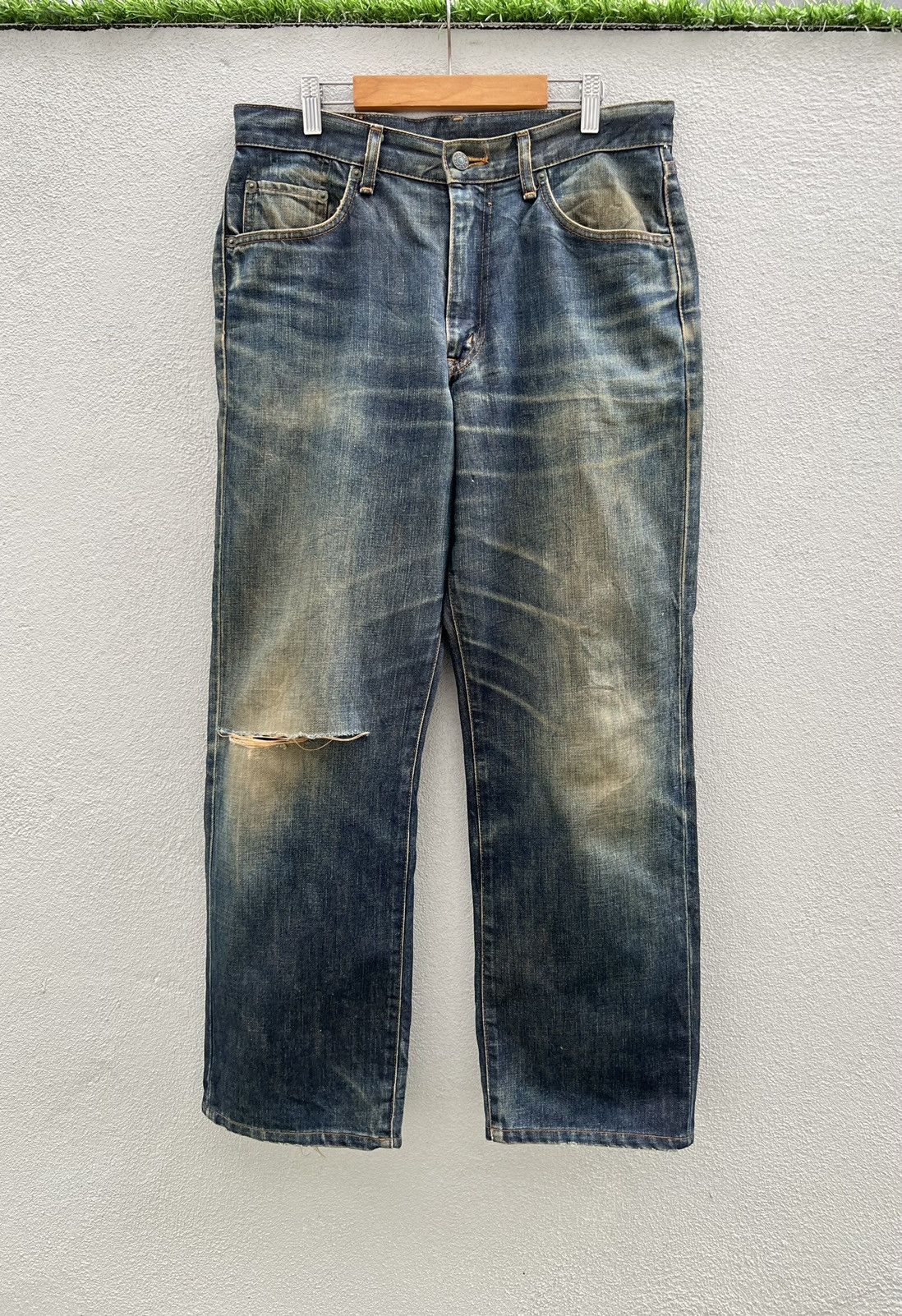 Vintage Edwin 503Z Distressed Denim Jeans