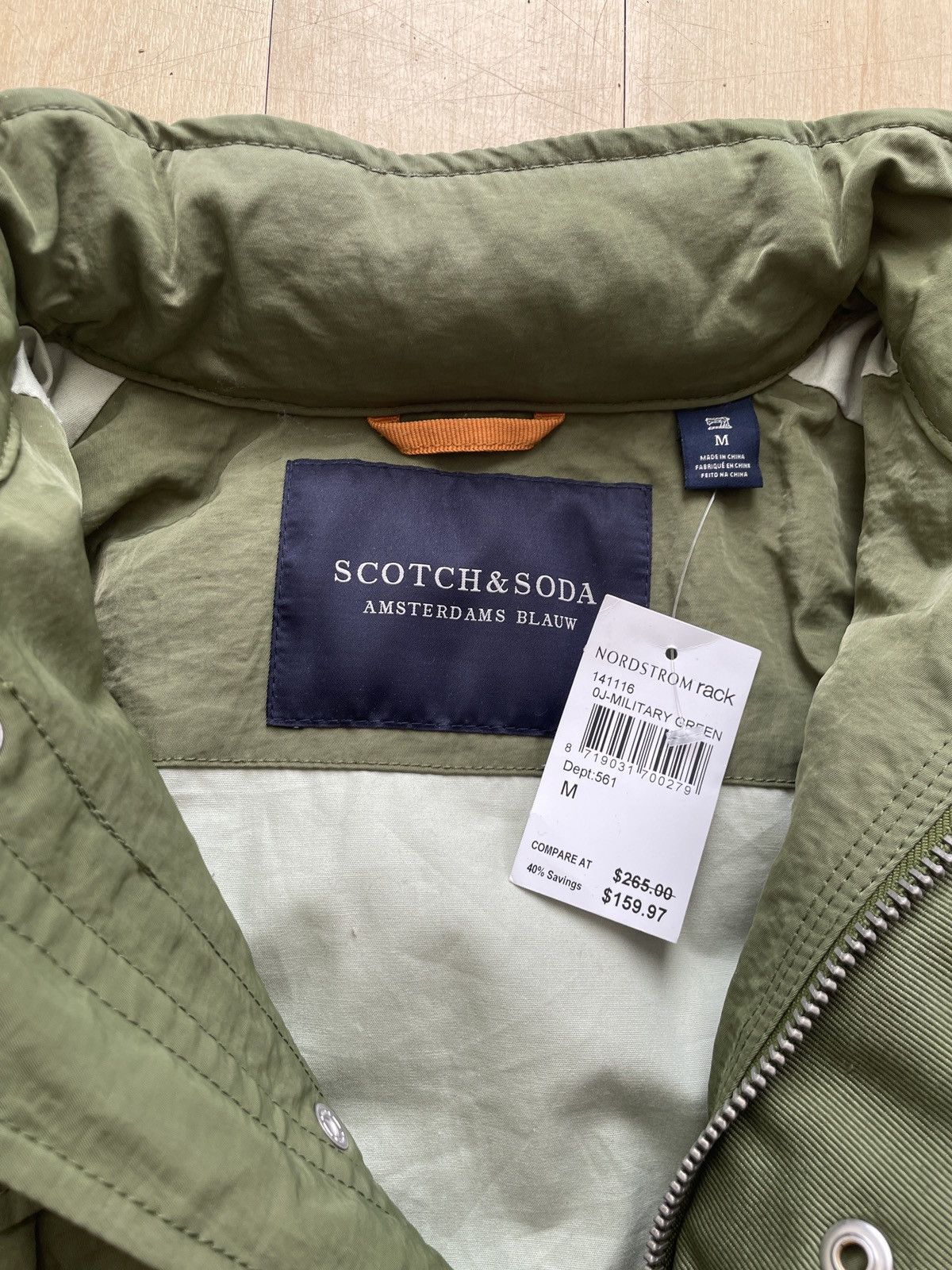 Scotch Soda Scotch Soda Military Green Field Jacket New w Tags Grailed