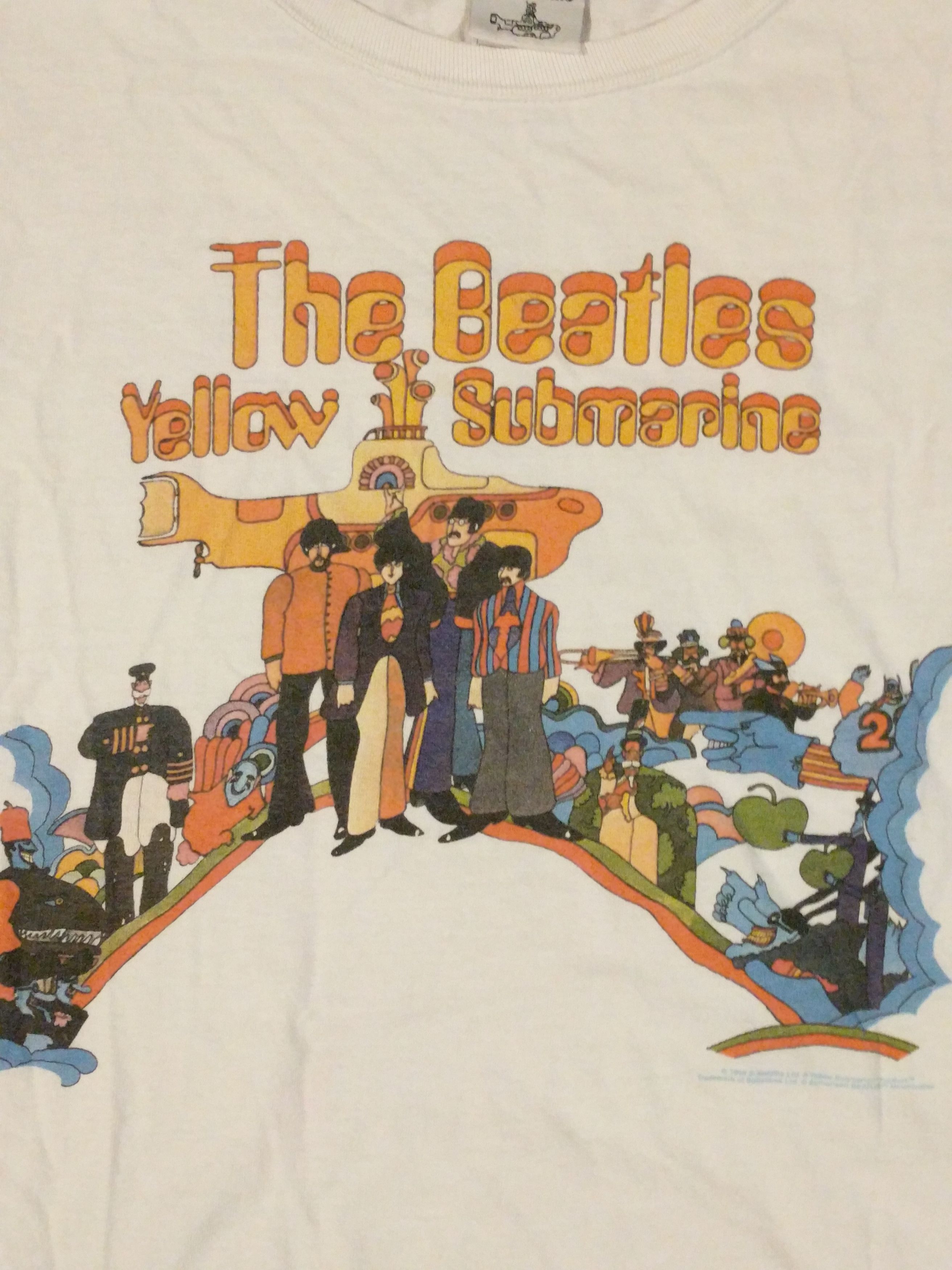 Vintage The Beatles Yellow Submarine Shirt