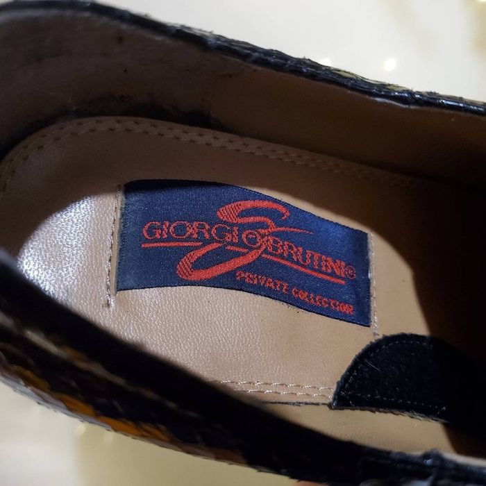 giorgio brutini genuine snake shoes
