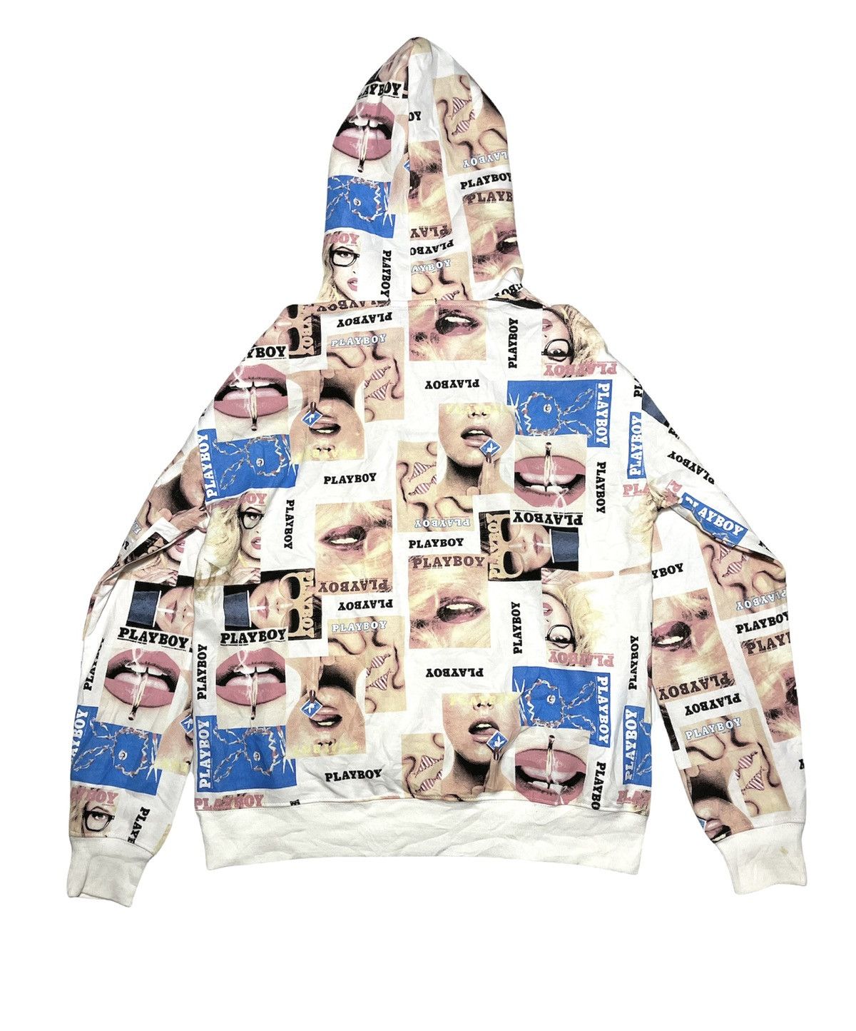 Playboy × Vintage Vintage Playboy All Over Print Hoodie Size US M / EU 48-50 / 2 - 2 Thumbnail