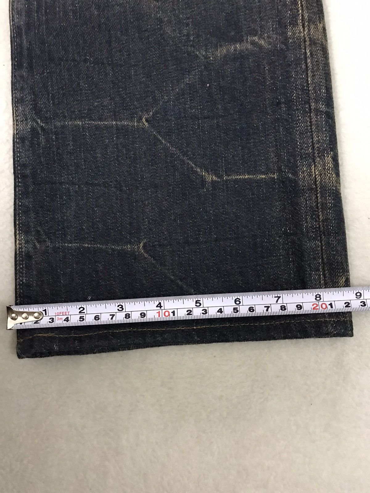 Designer × Japanese Brand Denim Crarf Selvedge Jeans Nice Deisgn Size US 31 - 14 Thumbnail