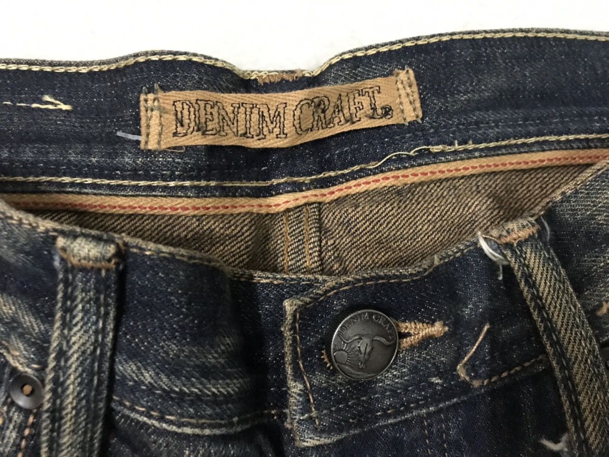 Designer × Japanese Brand Denim Crarf Selvedge Jeans Nice Deisgn Size US 31 - 4 Thumbnail