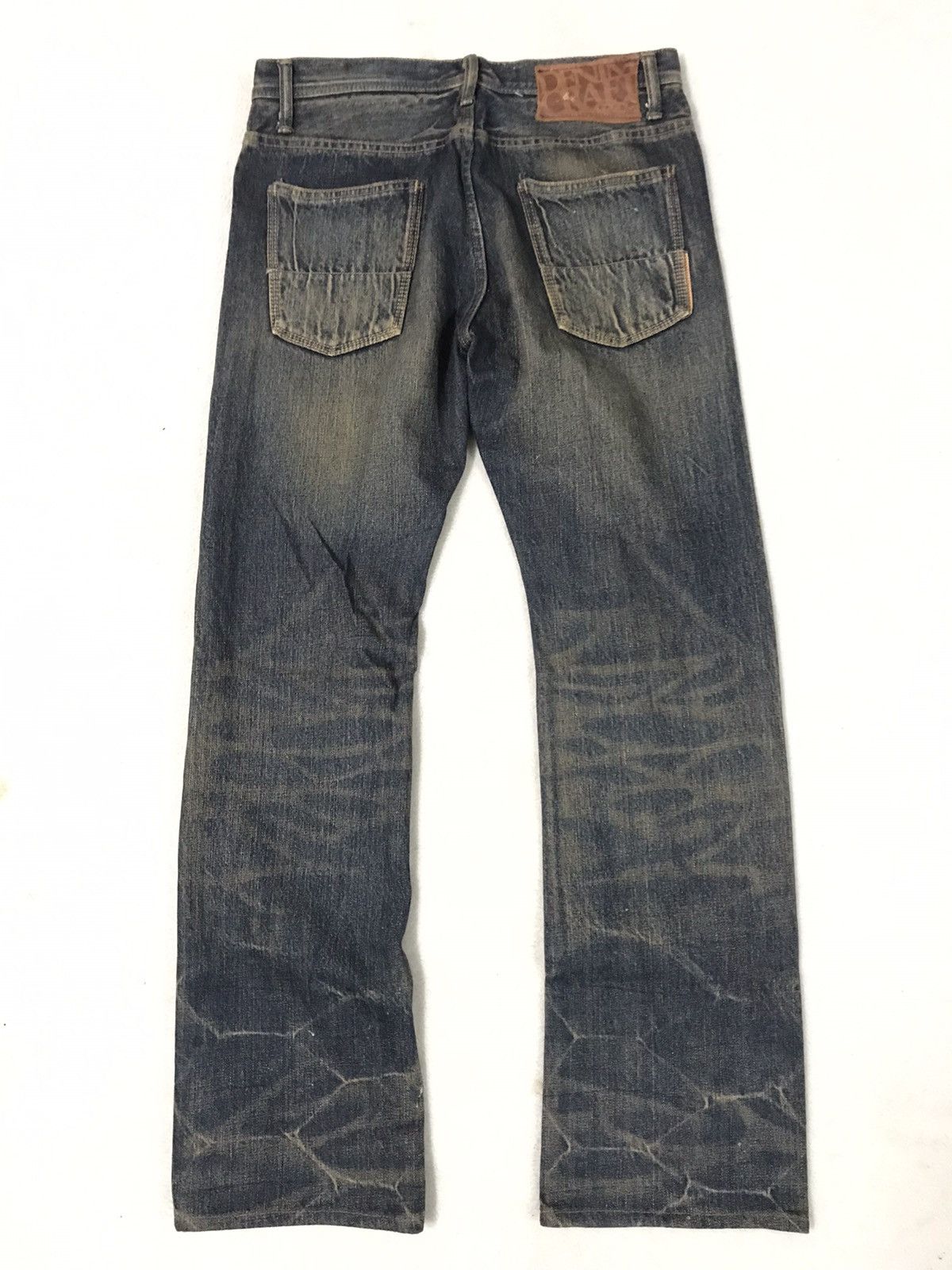 image of Designer Denim Crarf Selvedge Jeans Nice Deisgn in Rusty, Men's (Size 31)
