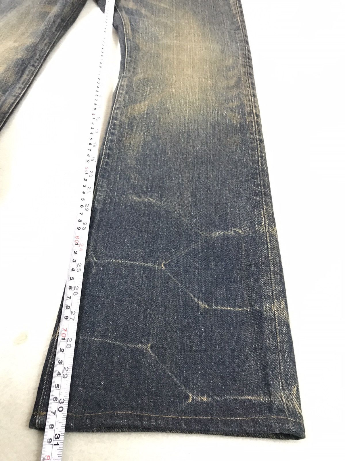 Designer × Japanese Brand Denim Crarf Selvedge Jeans Nice Deisgn Size US 31 - 15 Thumbnail