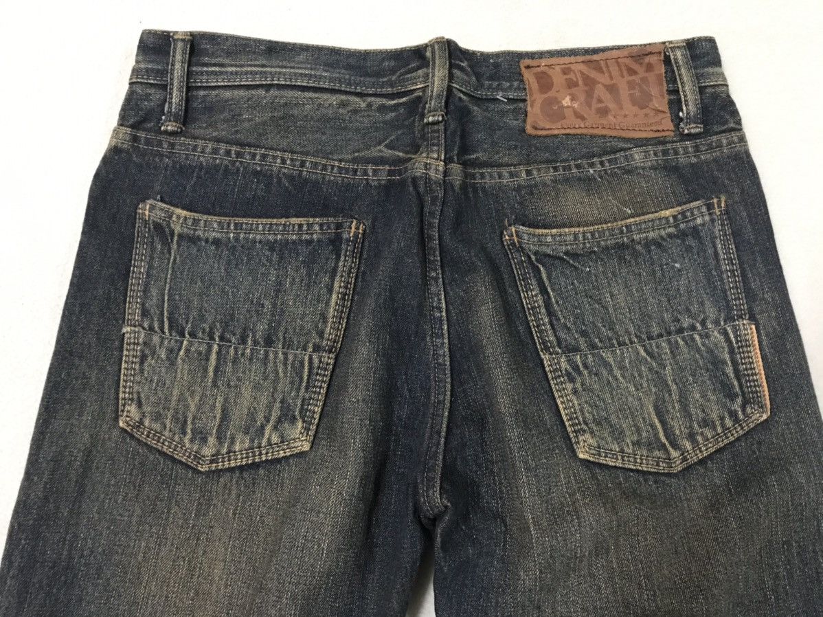 Designer × Japanese Brand Denim Crarf Selvedge Jeans Nice Deisgn Size US 31 - 3 Thumbnail