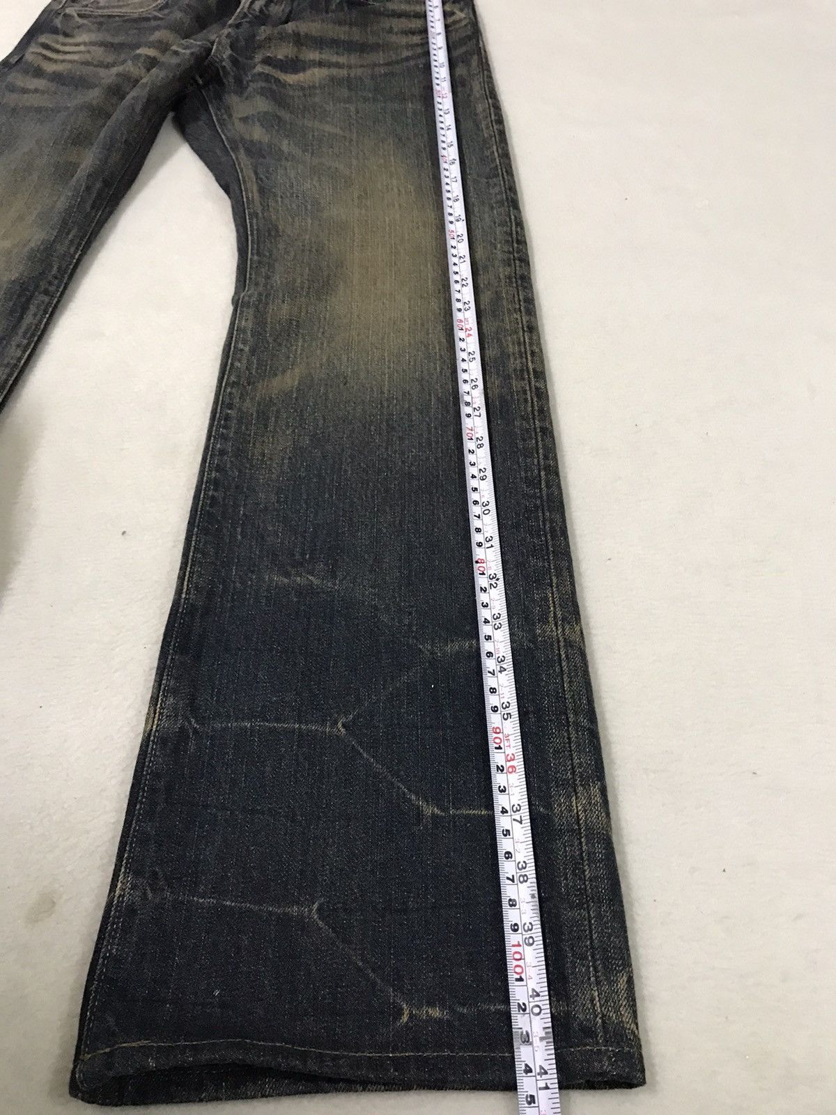 Designer × Japanese Brand Denim Crarf Selvedge Jeans Nice Deisgn Size US 31 - 16 Thumbnail