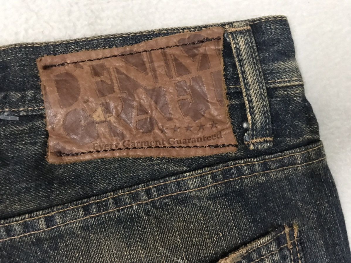 Designer × Japanese Brand Denim Crarf Selvedge Jeans Nice Deisgn Size US 31 - 6 Thumbnail