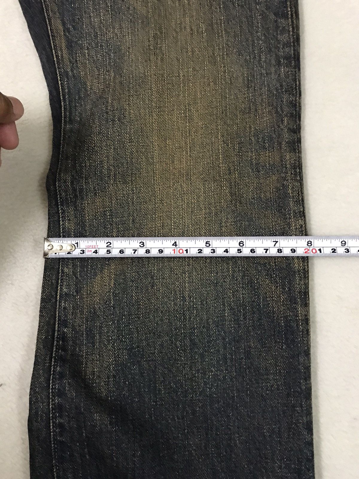 Designer × Japanese Brand Denim Crarf Selvedge Jeans Nice Deisgn Size US 31 - 13 Thumbnail