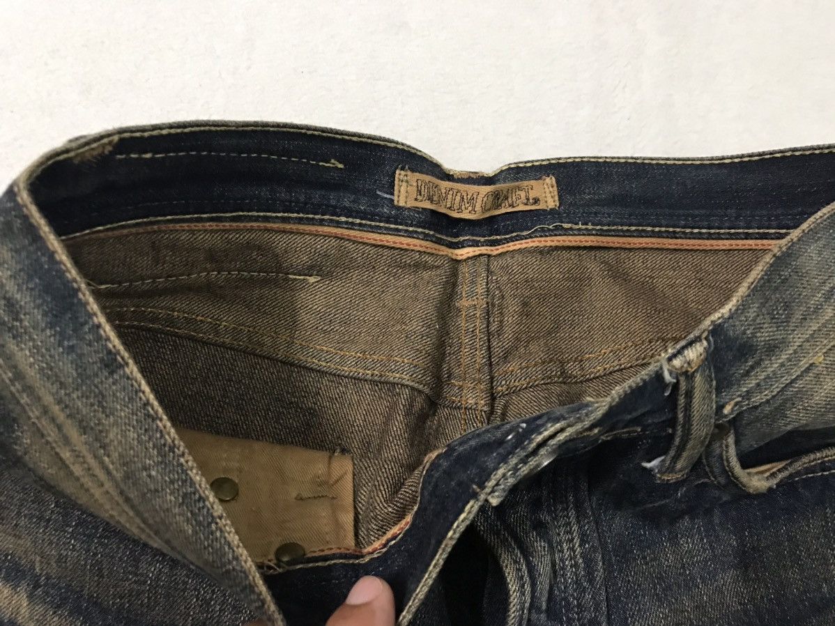 Designer × Japanese Brand Denim Crarf Selvedge Jeans Nice Deisgn Size US 31 - 7 Thumbnail