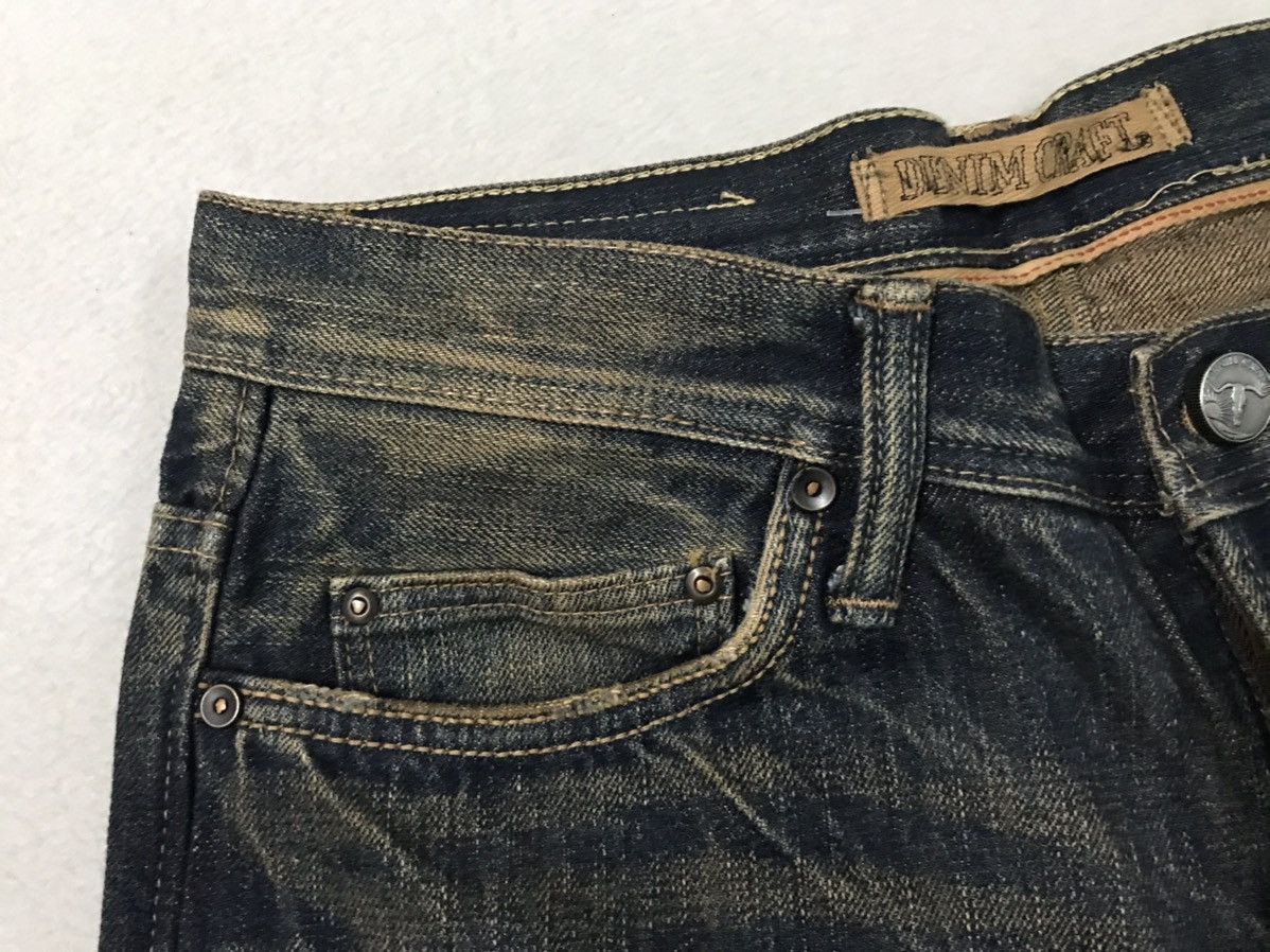 Designer × Japanese Brand Denim Crarf Selvedge Jeans Nice Deisgn Size US 31 - 10 Thumbnail
