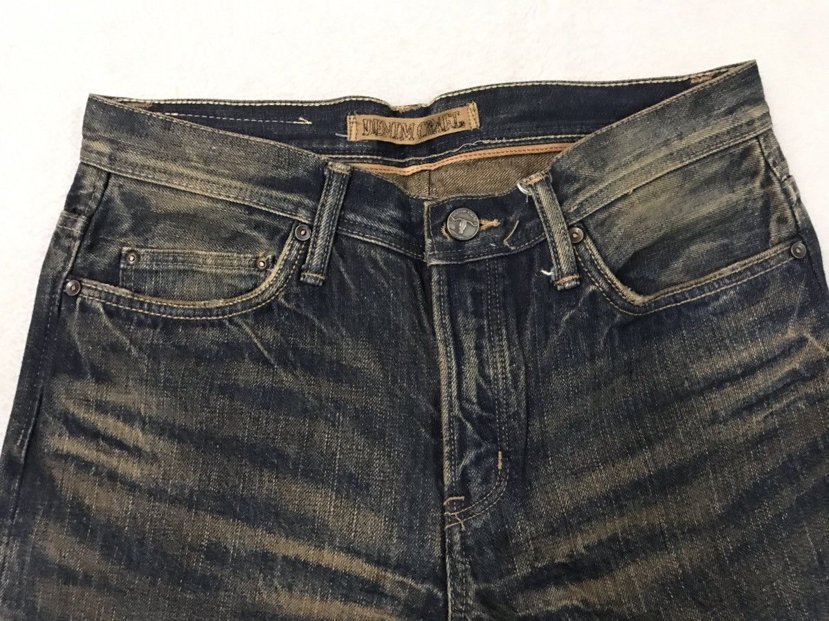 Designer × Japanese Brand Denim Crarf Selvedge Jeans Nice Deisgn Size US 31 - 5 Thumbnail