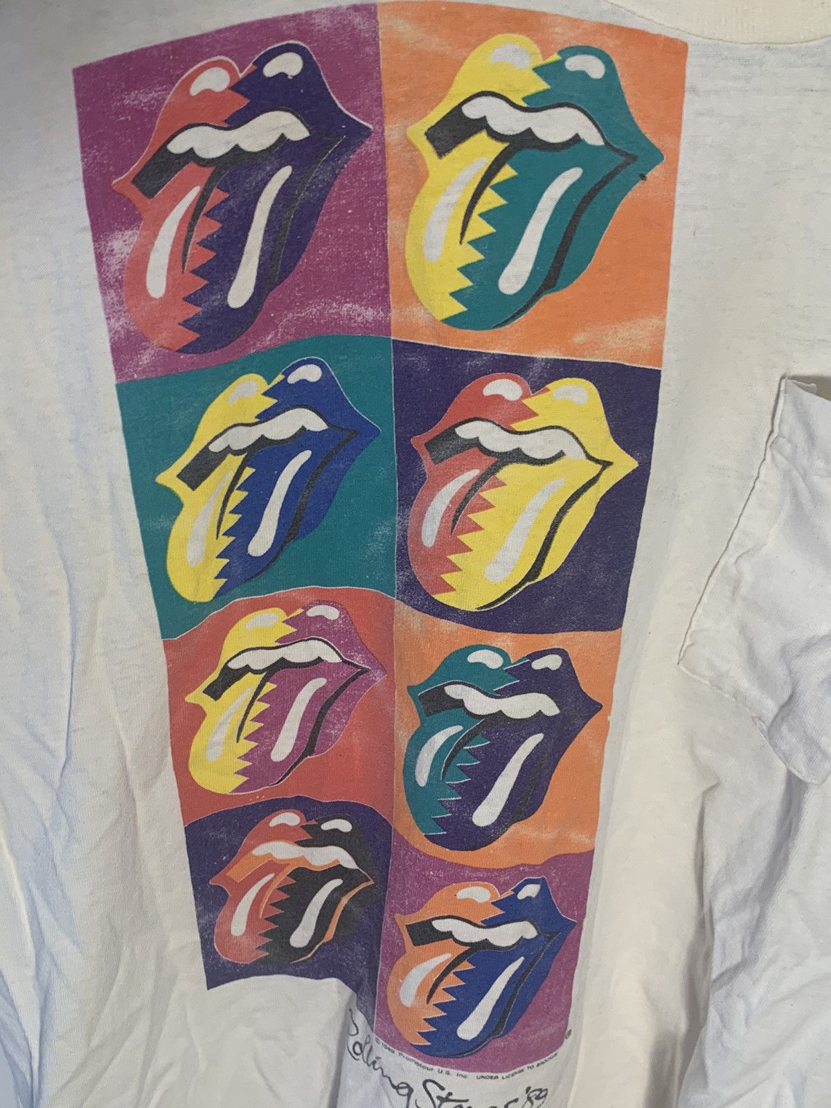Band Tees × The Rolling Stones × Vintage Vintage Rolling Stones 1989 Concert T Shirts Size US XL / EU 56 / 4 - 2 Thumbnail