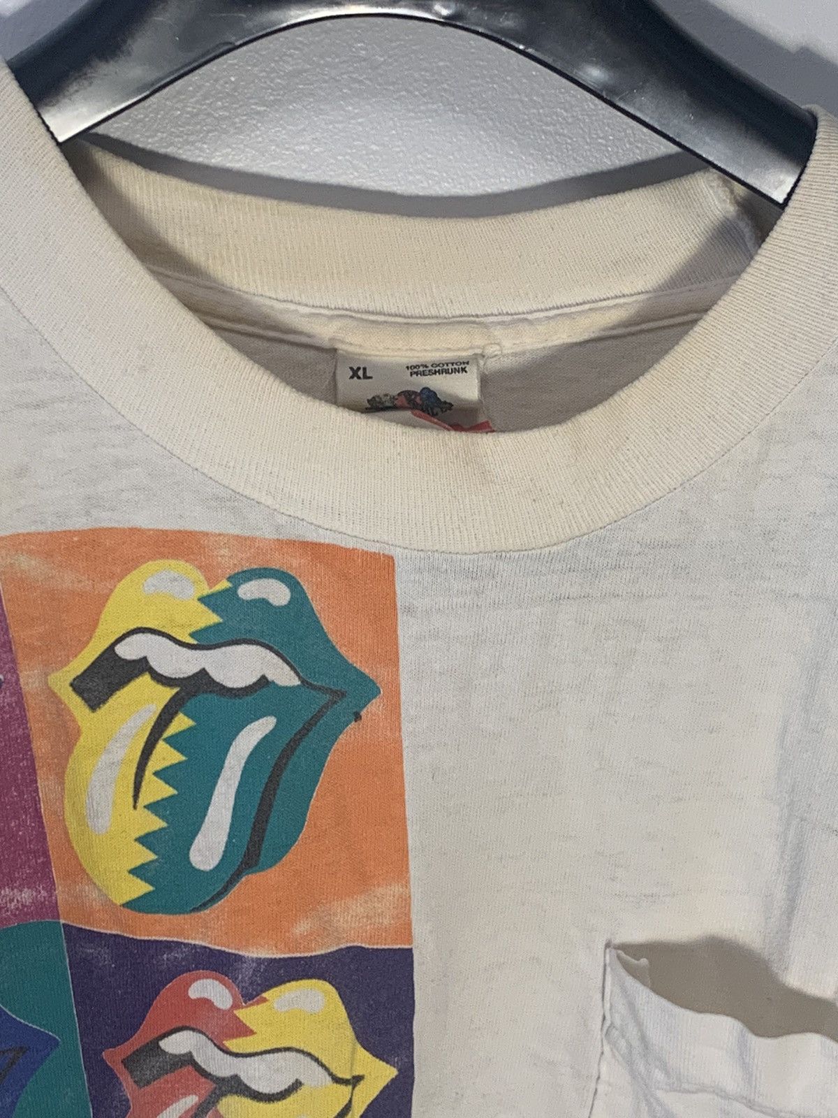 Band Tees × The Rolling Stones × Vintage Vintage Rolling Stones 1989 Concert T Shirts Size US XL / EU 56 / 4 - 4 Thumbnail