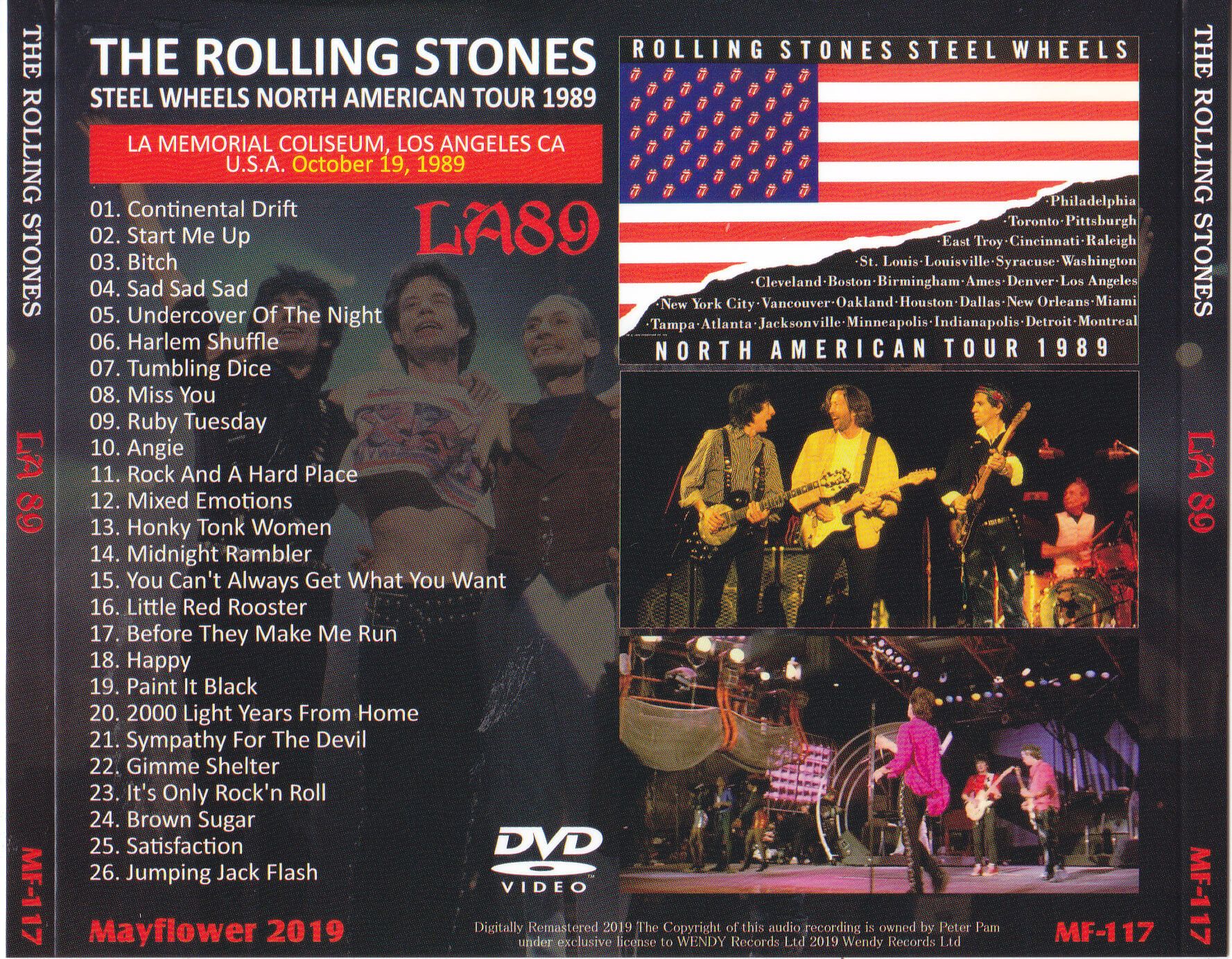 Band Tees × The Rolling Stones × Vintage Vintage Rolling Stones 1989 Concert T Shirts Size US XL / EU 56 / 4 - 8 Thumbnail