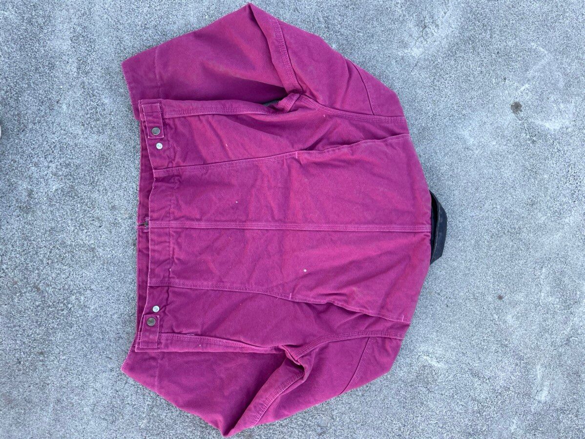 Vintage Vintage Faded Pink Detroit Style Carhartt Jacket Size US S / EU 44-46 / 1 - 3 Thumbnail