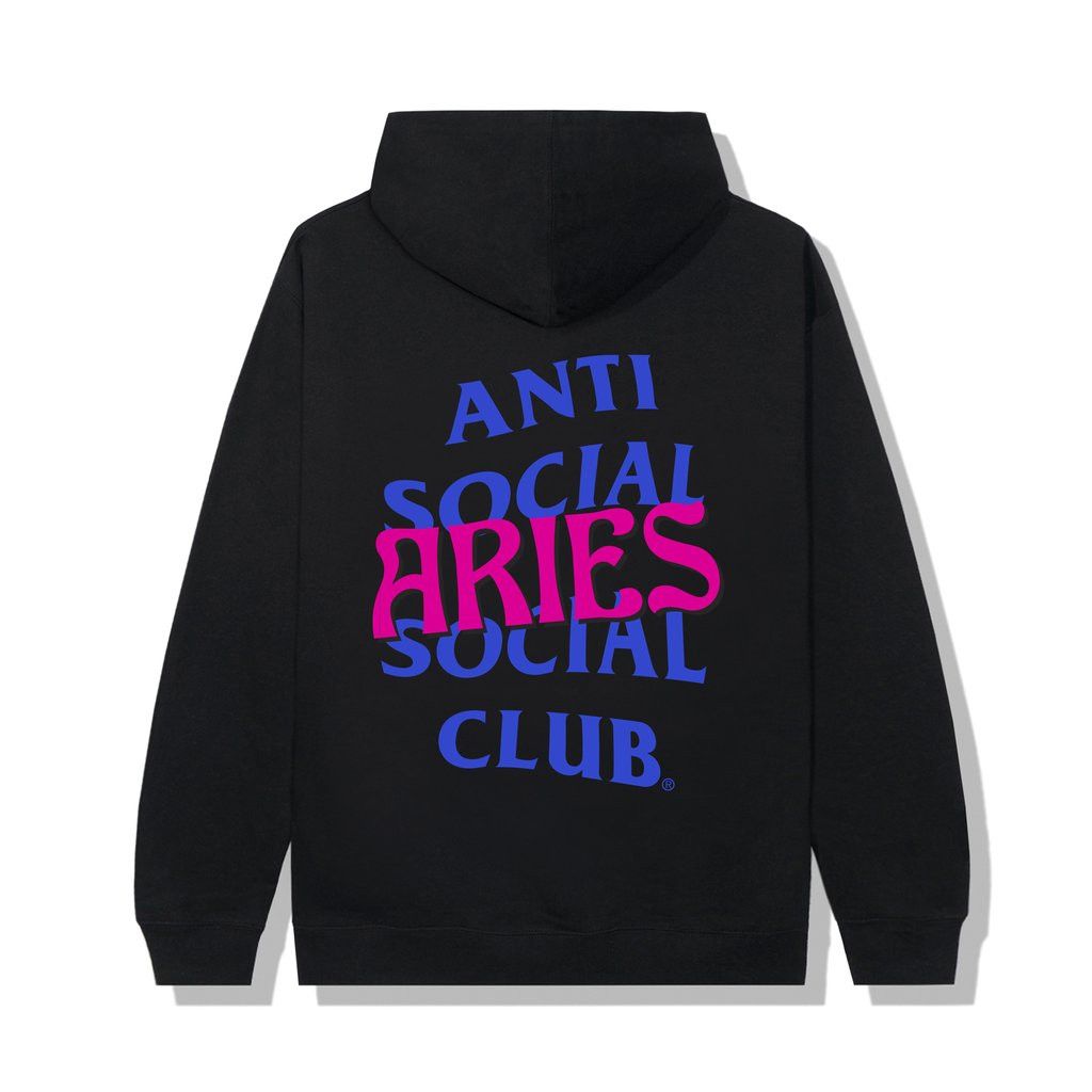 Anti Social Social Club DS Blue ASSC Pink Aries Black Hoodie BAPE KITH KAWS Vlone Size US M / EU 48-50 / 2 - 1 Thumbnail