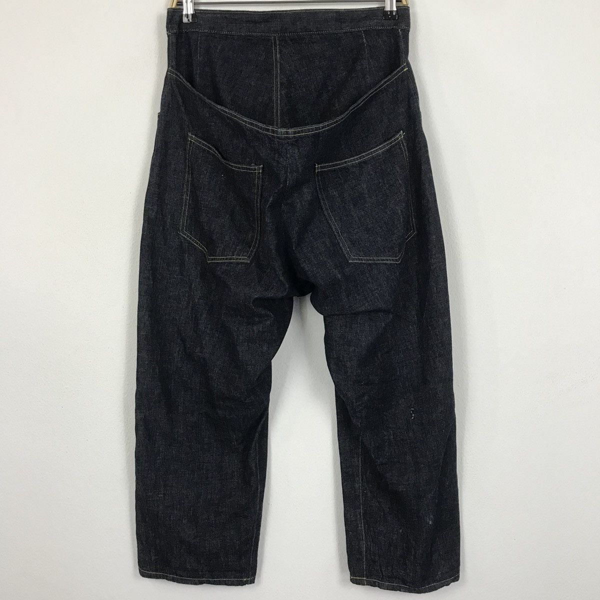 Japanese Brand × Kapital × Vintage 💣KAPITAL BLUE HANDS Style Design Buggy Jeans Size US 32 / EU 48 - 6 Thumbnail