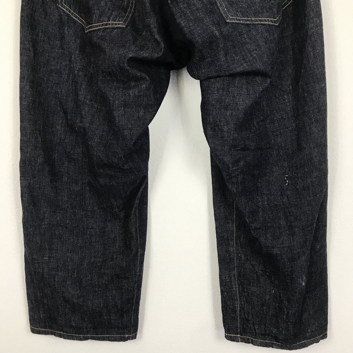 Japanese Brand × Kapital × Vintage 💣KAPITAL BLUE HANDS Style Design Buggy Jeans Size US 32 / EU 48 - 8 Thumbnail
