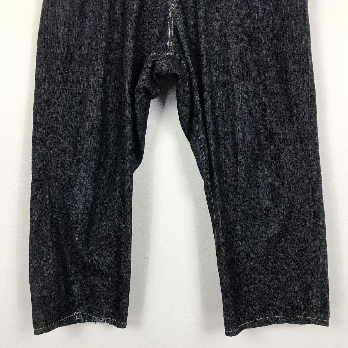 Japanese Brand × Kapital × Vintage 💣KAPITAL BLUE HANDS Style Design Buggy Jeans Size US 32 / EU 48 - 4 Thumbnail