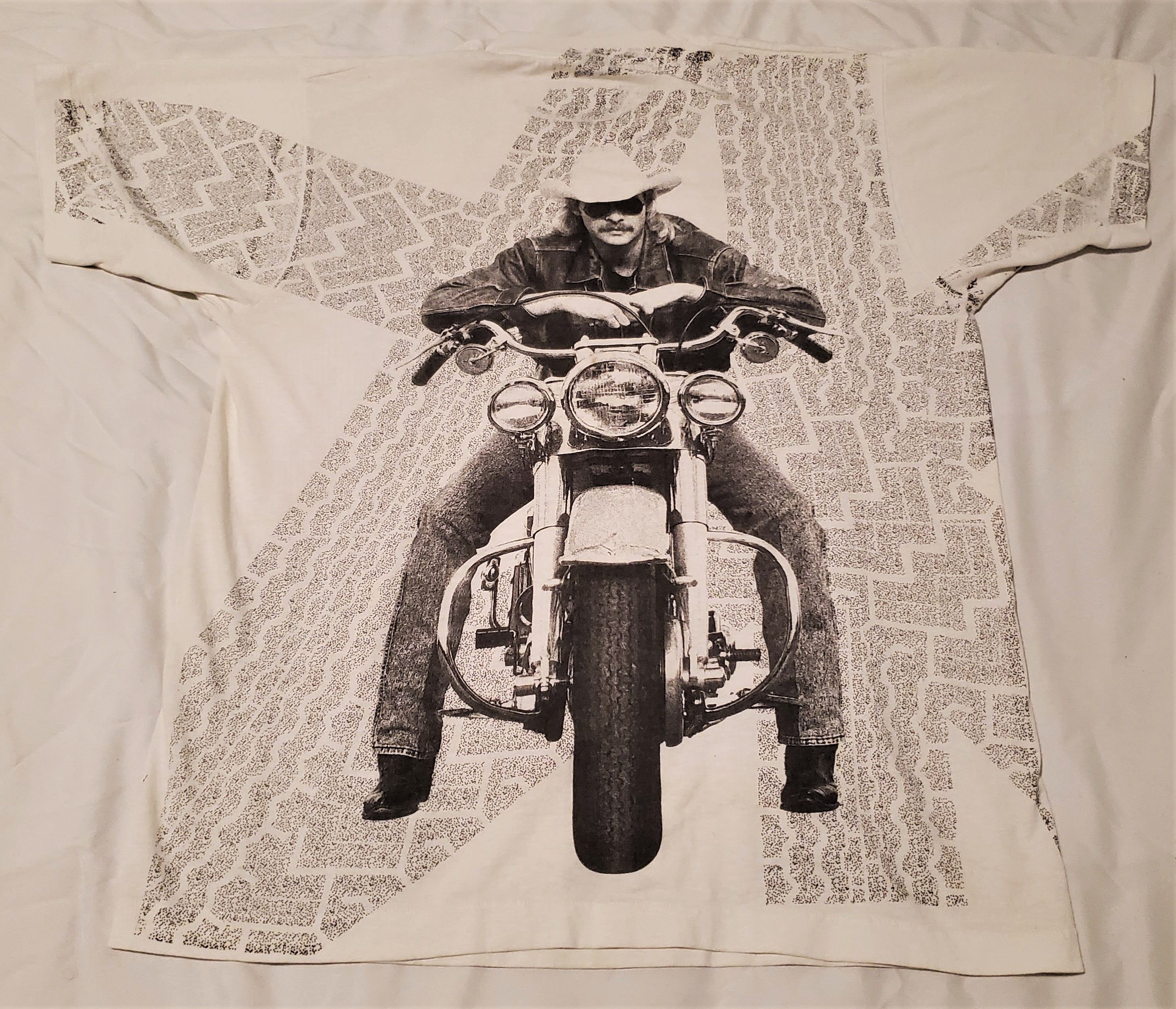 Band Tees × Vintage Alan Jackson All over print Size US L / EU 52-54 / 3 - 2 Thumbnail