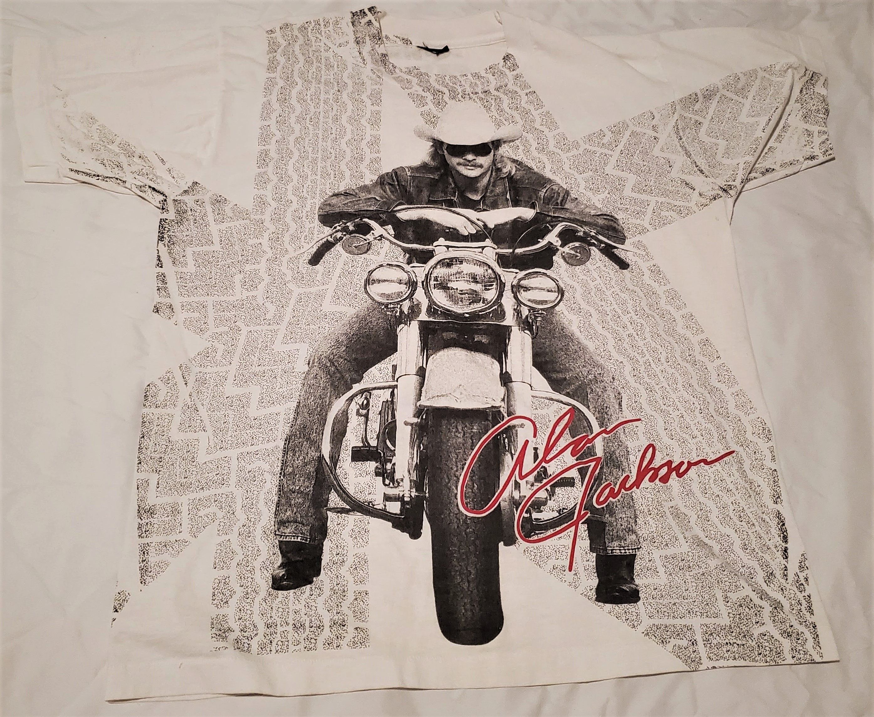 Band Tees × Vintage Alan Jackson All over print Size US L / EU 52-54 / 3 - 1 Thumbnail