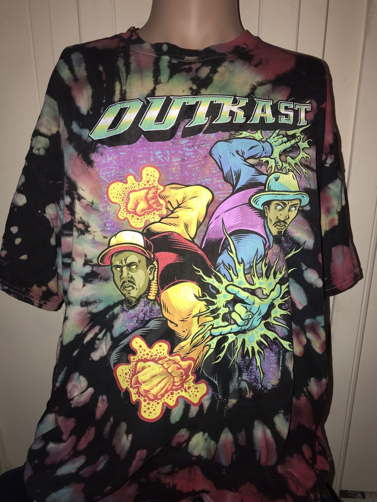 outkast tie dye shirt