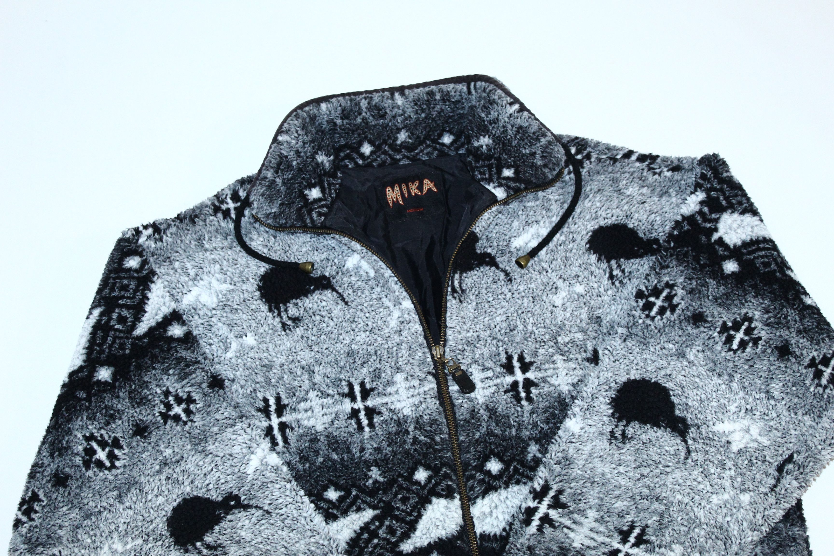 Canterbury of New Zealand 🔥90's MIKA New Zealand Kiwi Printed Full Zip Fleece Jacket Size US M / EU 48-50 / 2 - 4 Thumbnail