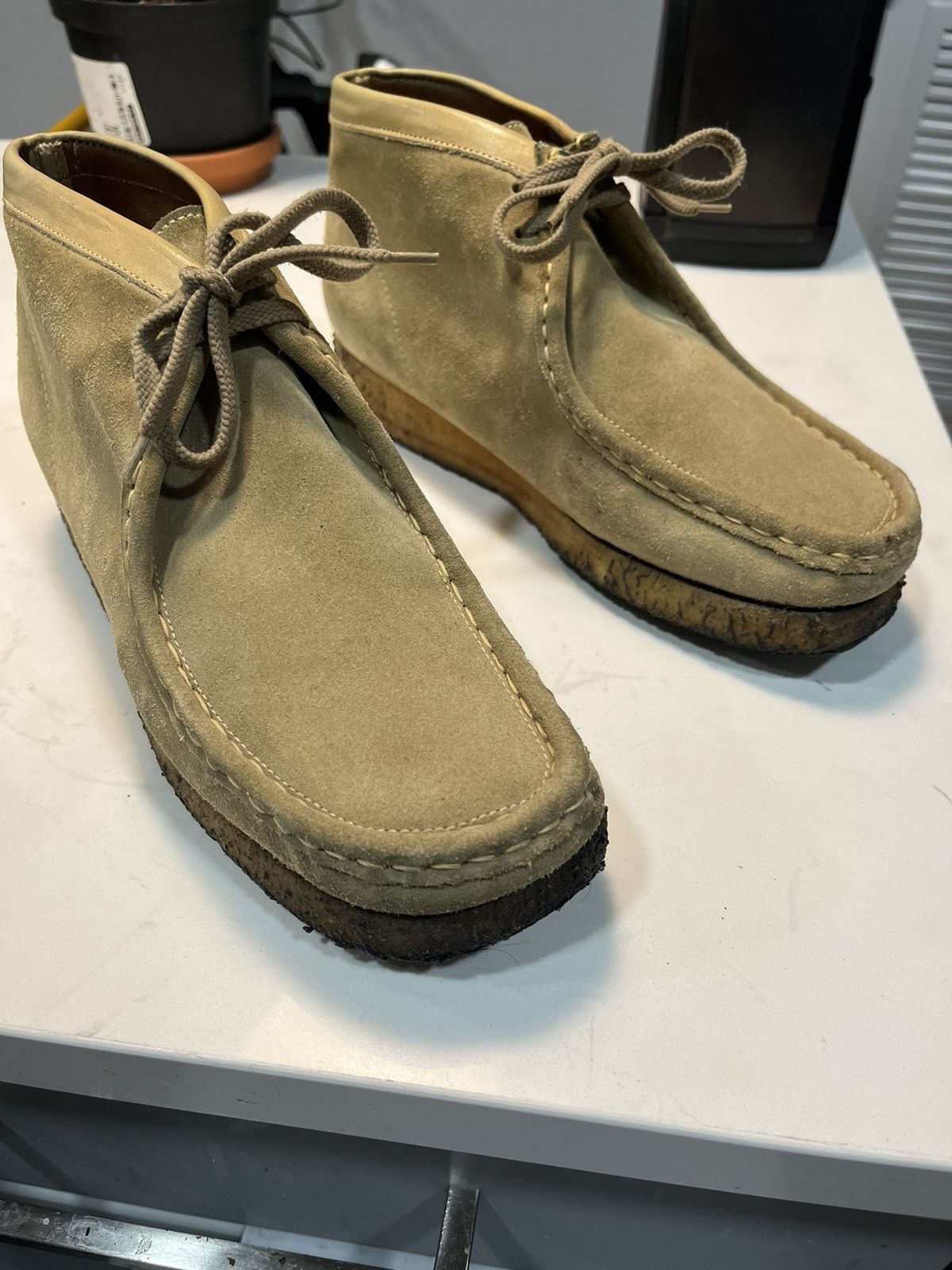 Vintage 1970s Vintage Made in Republic of Ireland Clarks Wallabees