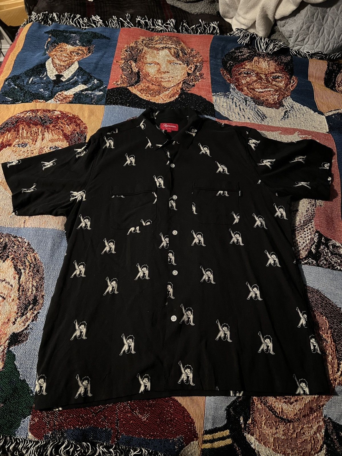 supreme betty boop rayon shirt+drnaglaazoghby.com