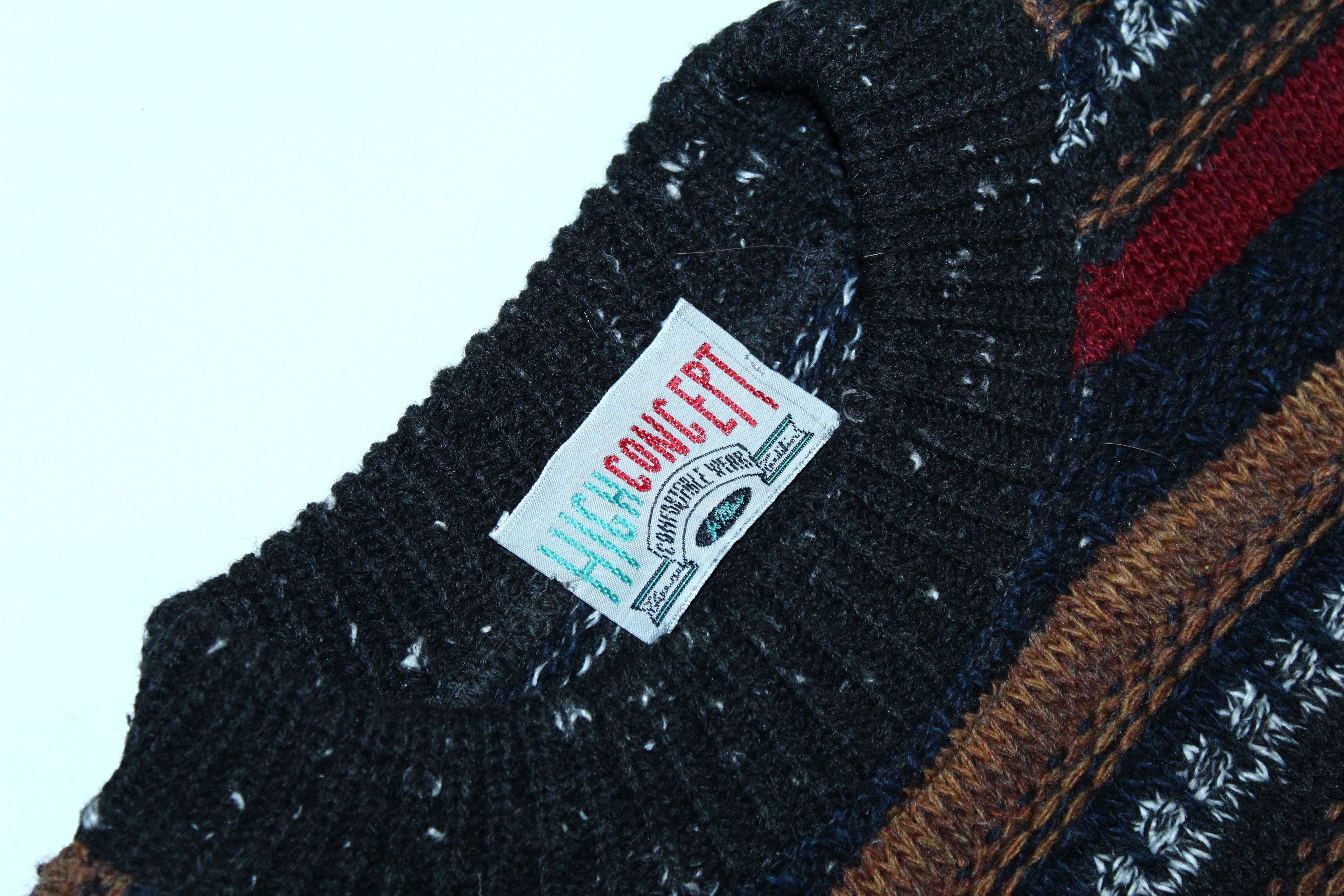 Florence Tricot 🔥VTG🔥 80s High Concept Multicolor Cable Knit Sweater Size US L / EU 52-54 / 3 - 6 Thumbnail