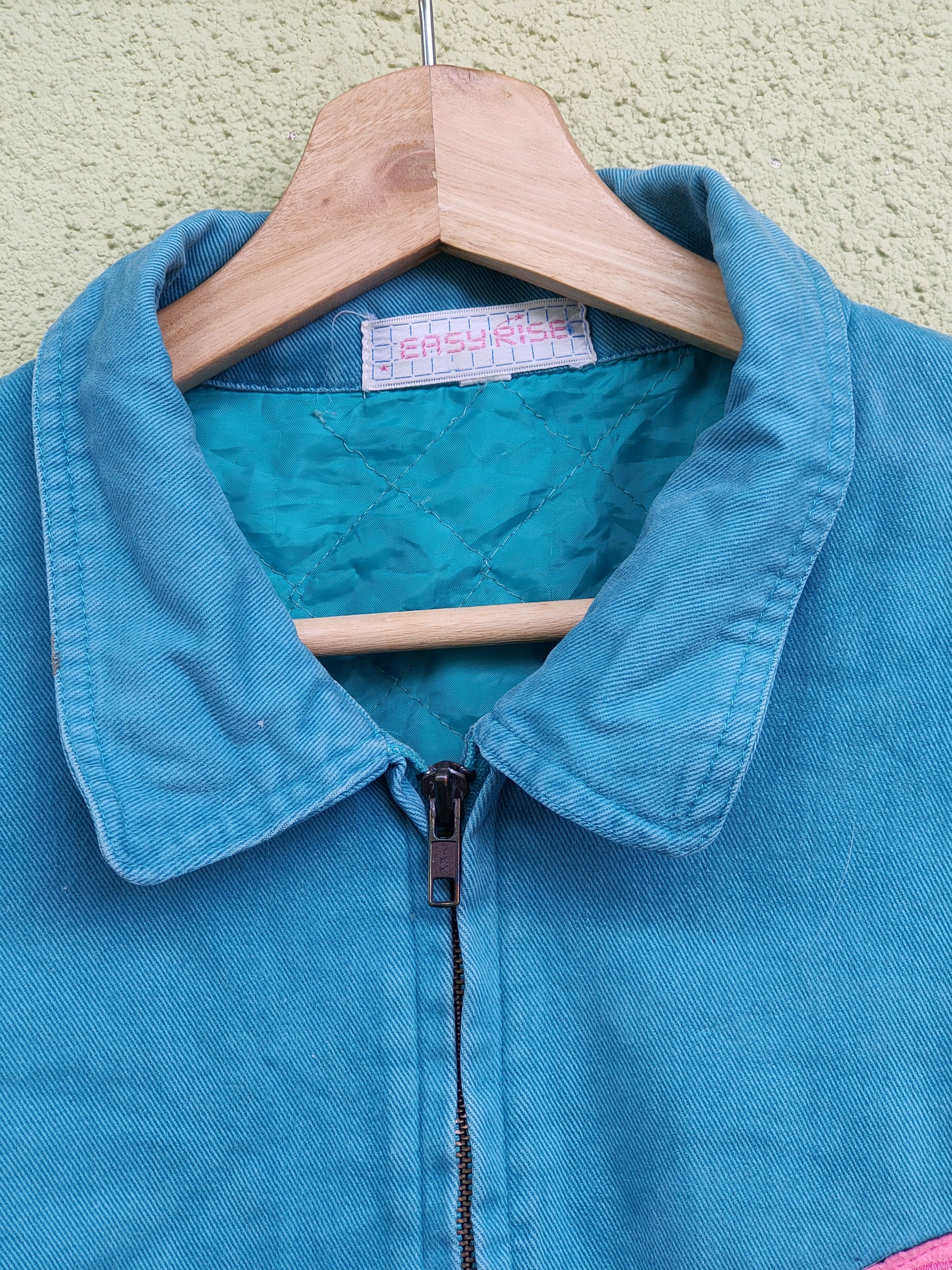 Japanese Brand EASYRISE VINTAGE JAPAN VARSITY DENIM JACKET Size US M / EU 48-50 / 2 - 7 Thumbnail