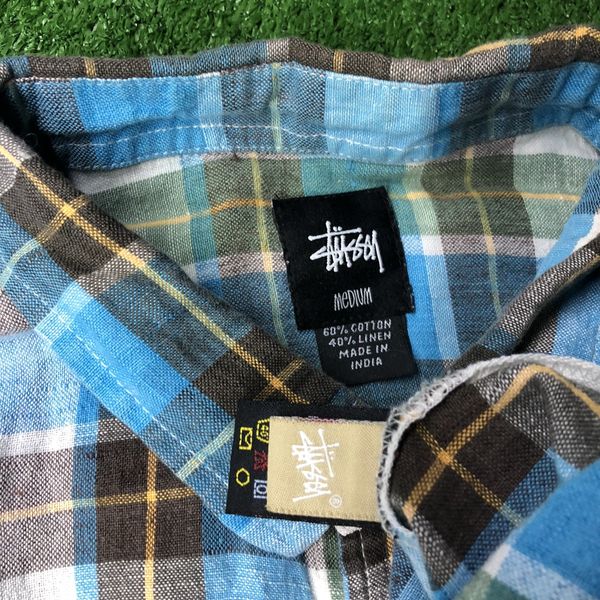 Vintage VINTAGE STUSSY FLANNEL SHIRT | Grailed