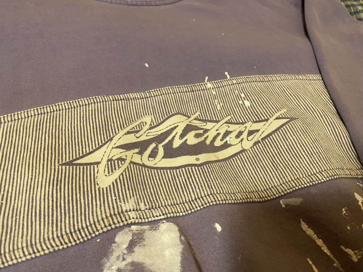 Gotcha Vintage Surf Gotcha Paint Splatter Purple Pin Crew Mock Size US L / EU 52-54 / 3 - 3 Thumbnail