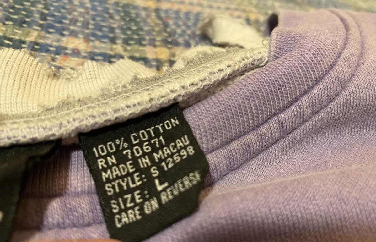 Gotcha Vintage Surf Gotcha Paint Splatter Purple Pin Crew Mock Size US L / EU 52-54 / 3 - 7 Thumbnail