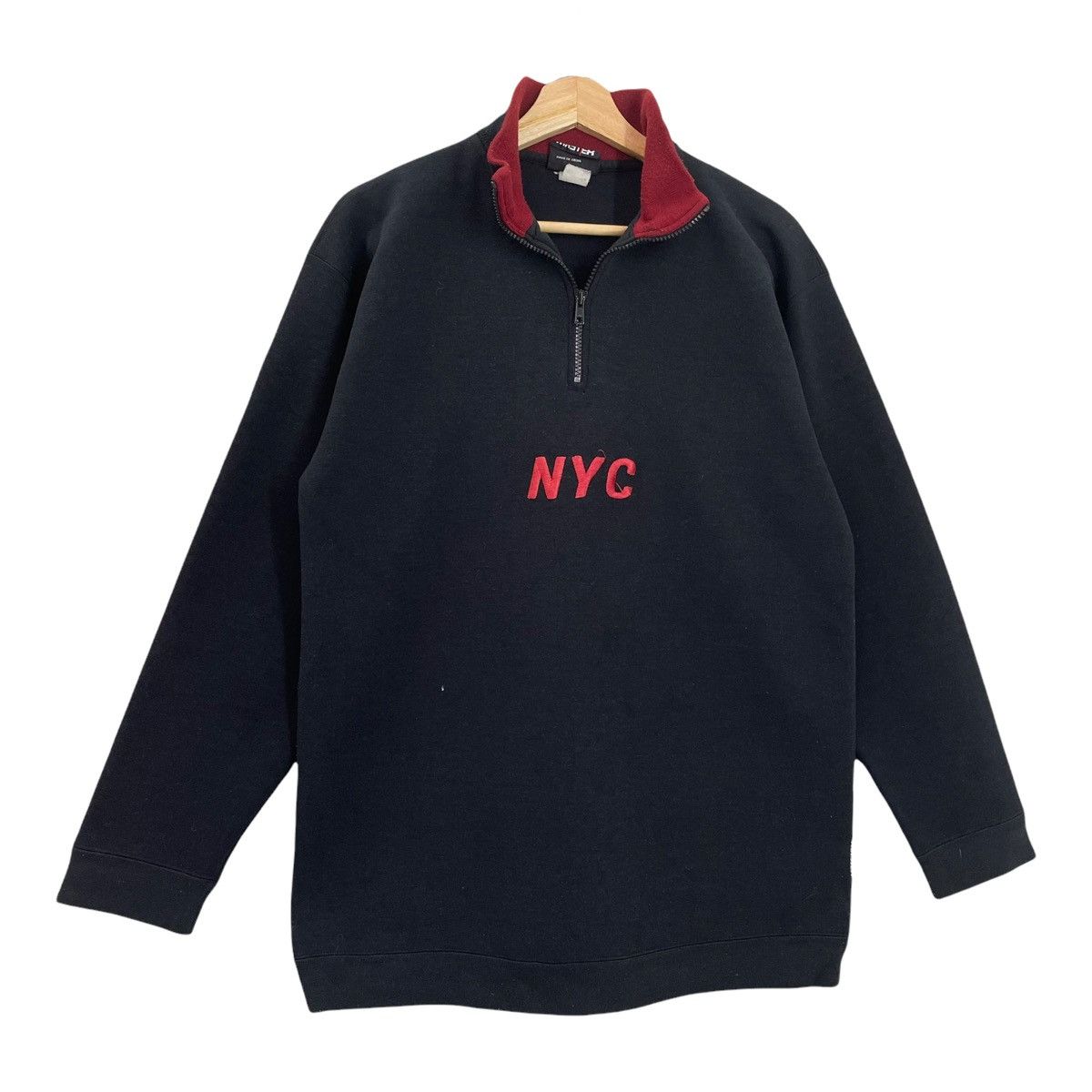 Other New York City Spellout Pullover Halfzip Sweatshirt Size M Size US M / EU 48-50 / 2 - 2 Thumbnail