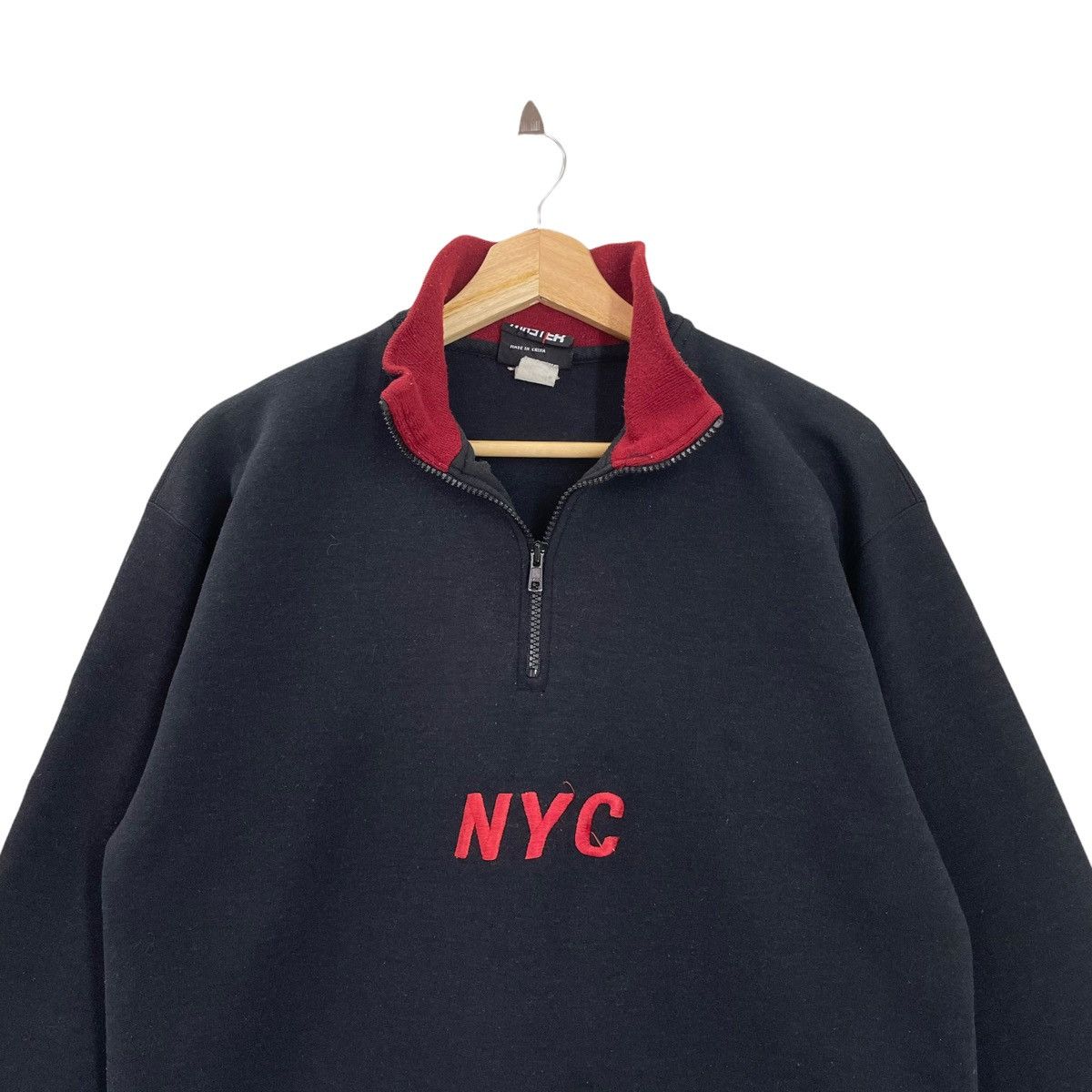 Other New York City Spellout Pullover Halfzip Sweatshirt Size M Size US M / EU 48-50 / 2 - 4 Thumbnail