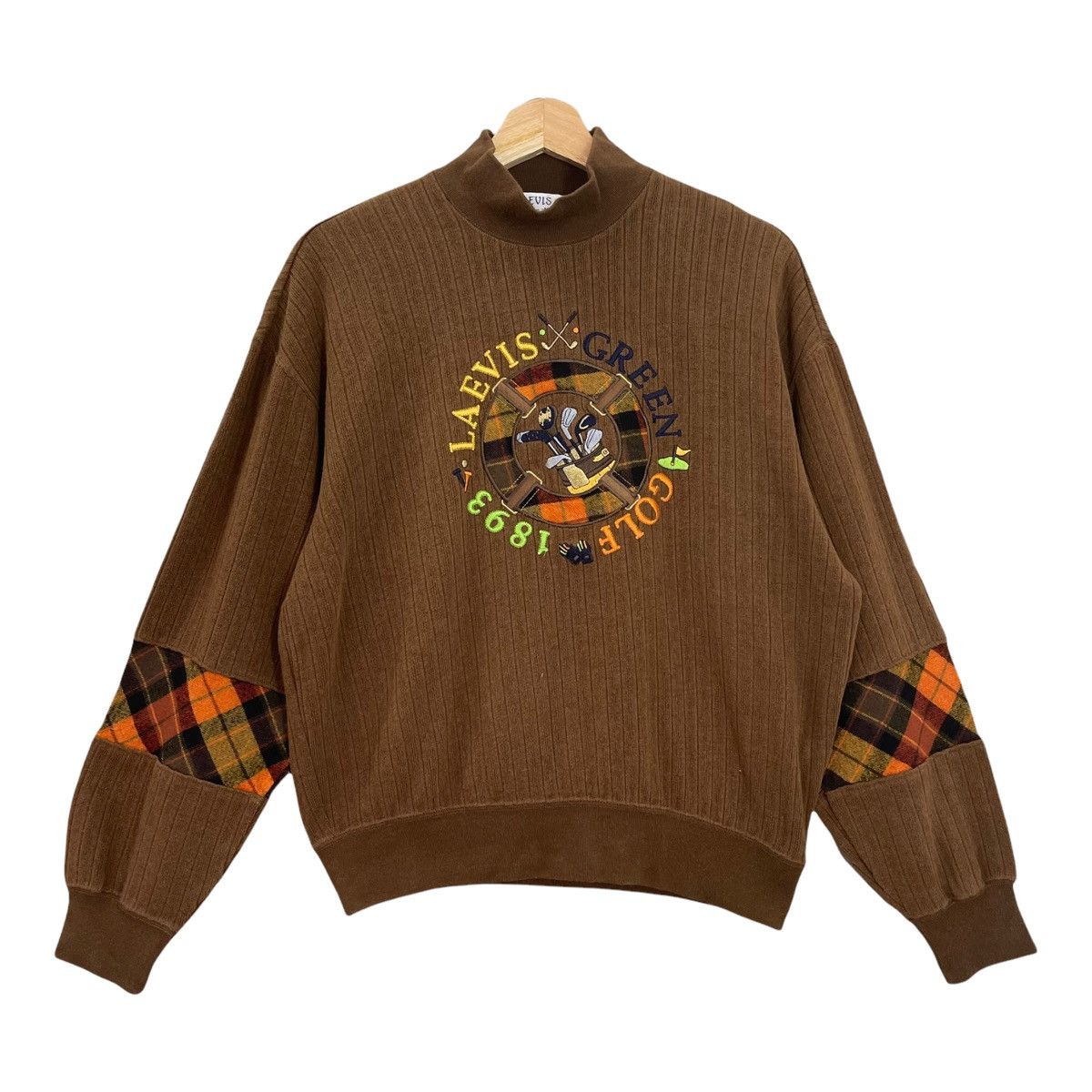 Leavis Golf Embroidered Multicolour Sweatshirt Size M