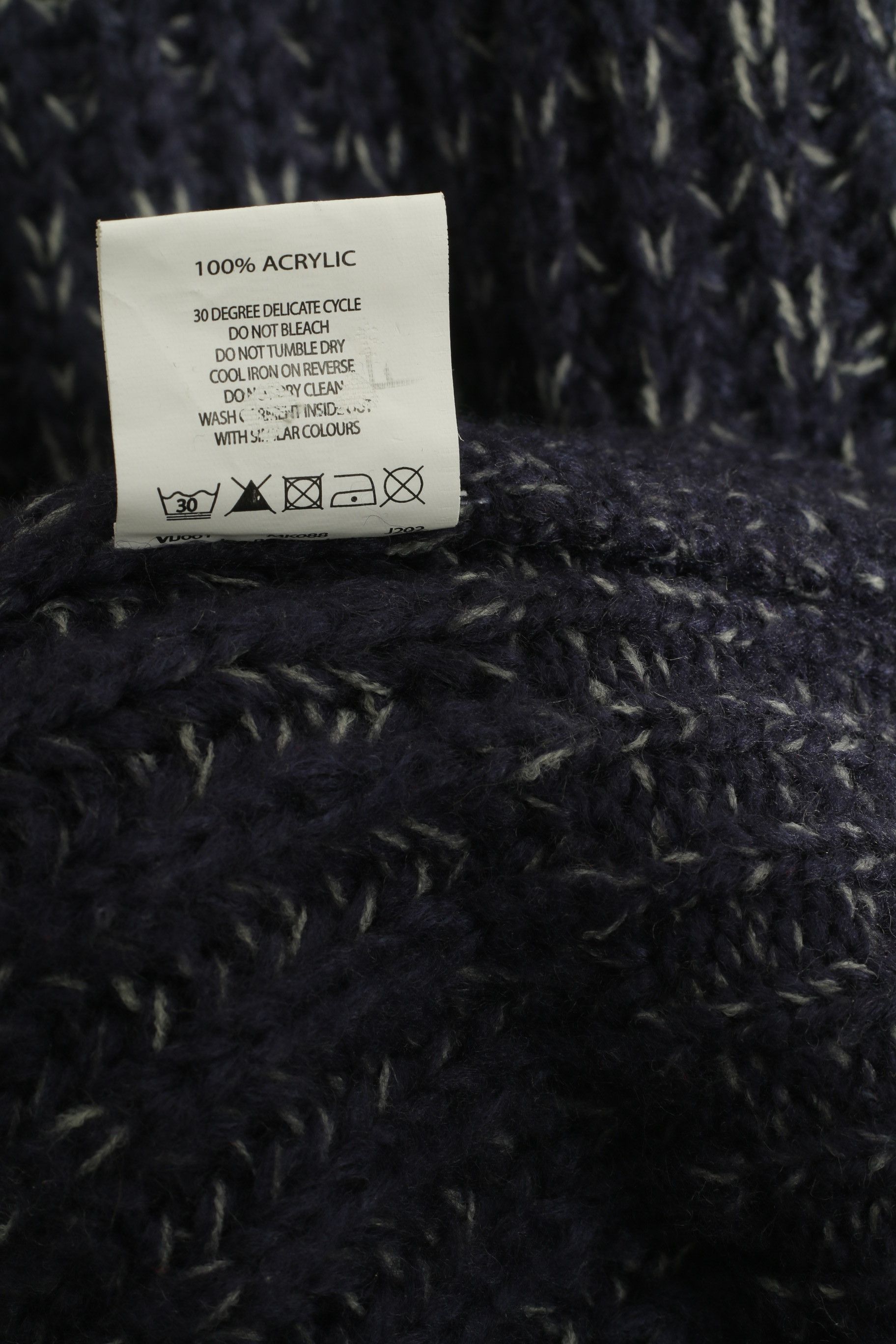 Vintage Joe Browns Men M Cardigan Blue Gray Knitted 9286 Size US M / EU 48-50 / 2 - 5 Thumbnail
