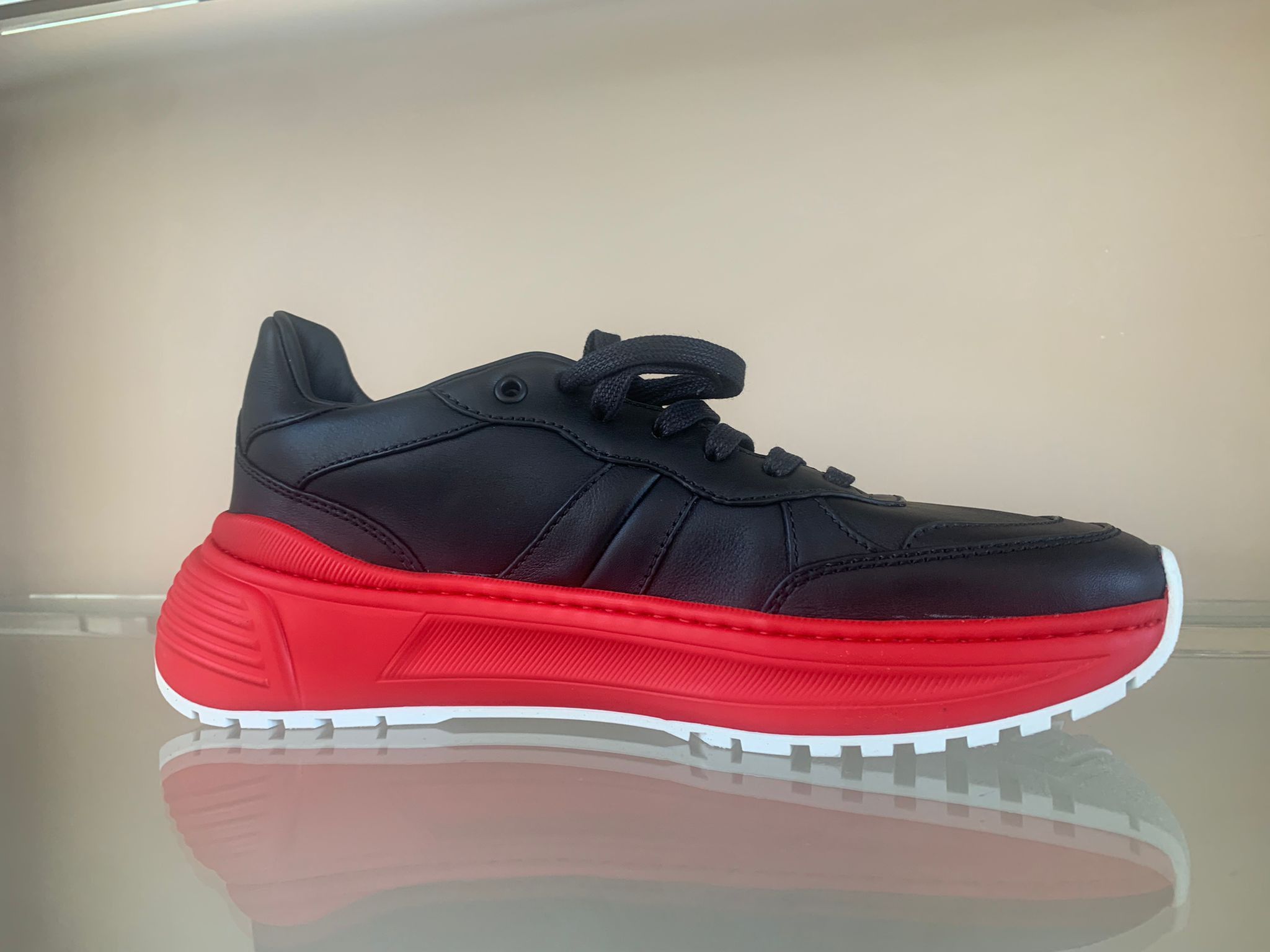 Bottega Veneta Speedster Calf Low Top Sneakers in Black Size US 9.5 / EU 42-43 - 10 Thumbnail